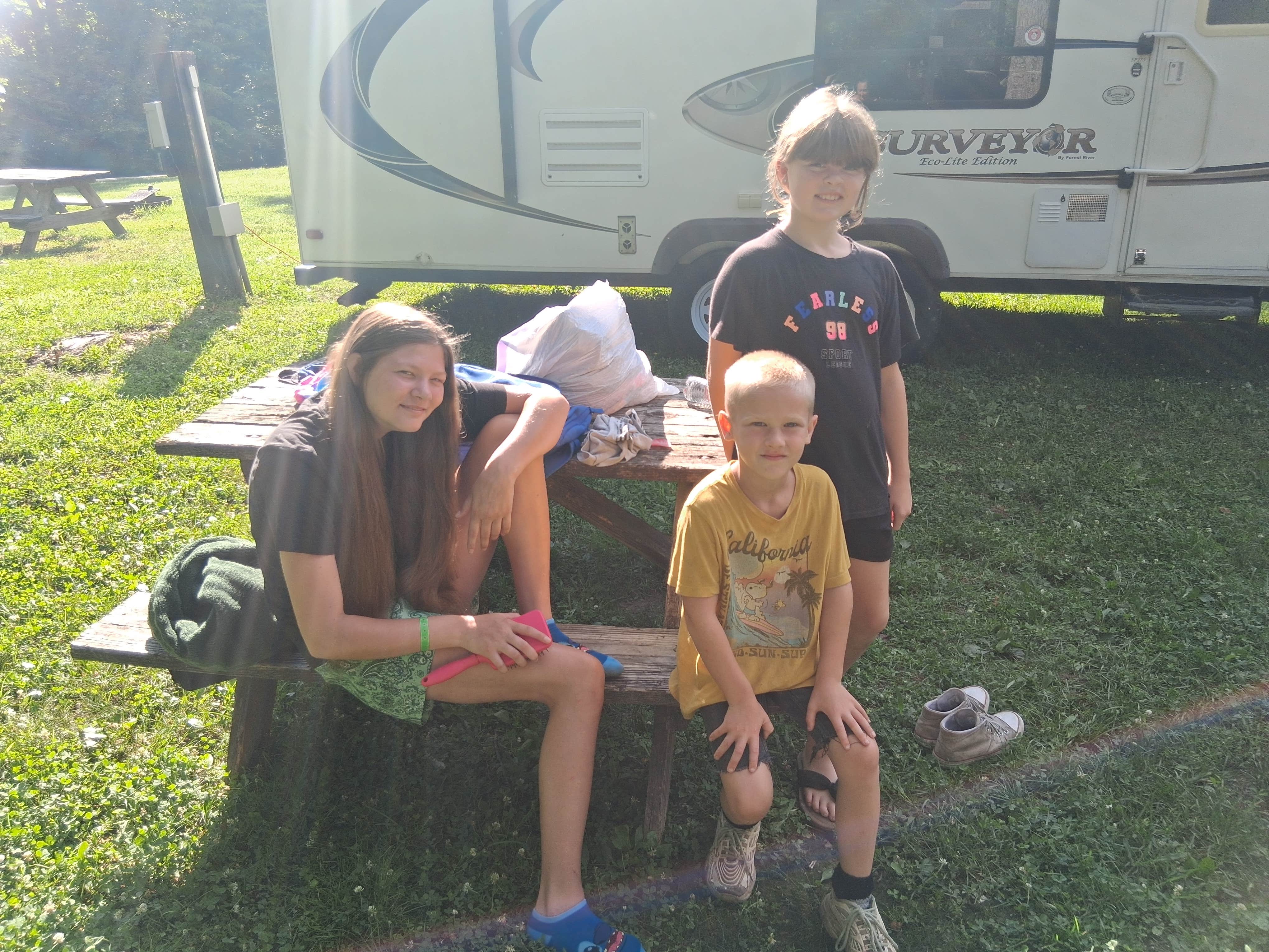 Cora P.'s photo of rv camping at Raccoon Ridge Campground — Brown County State Park near Smithville, IN