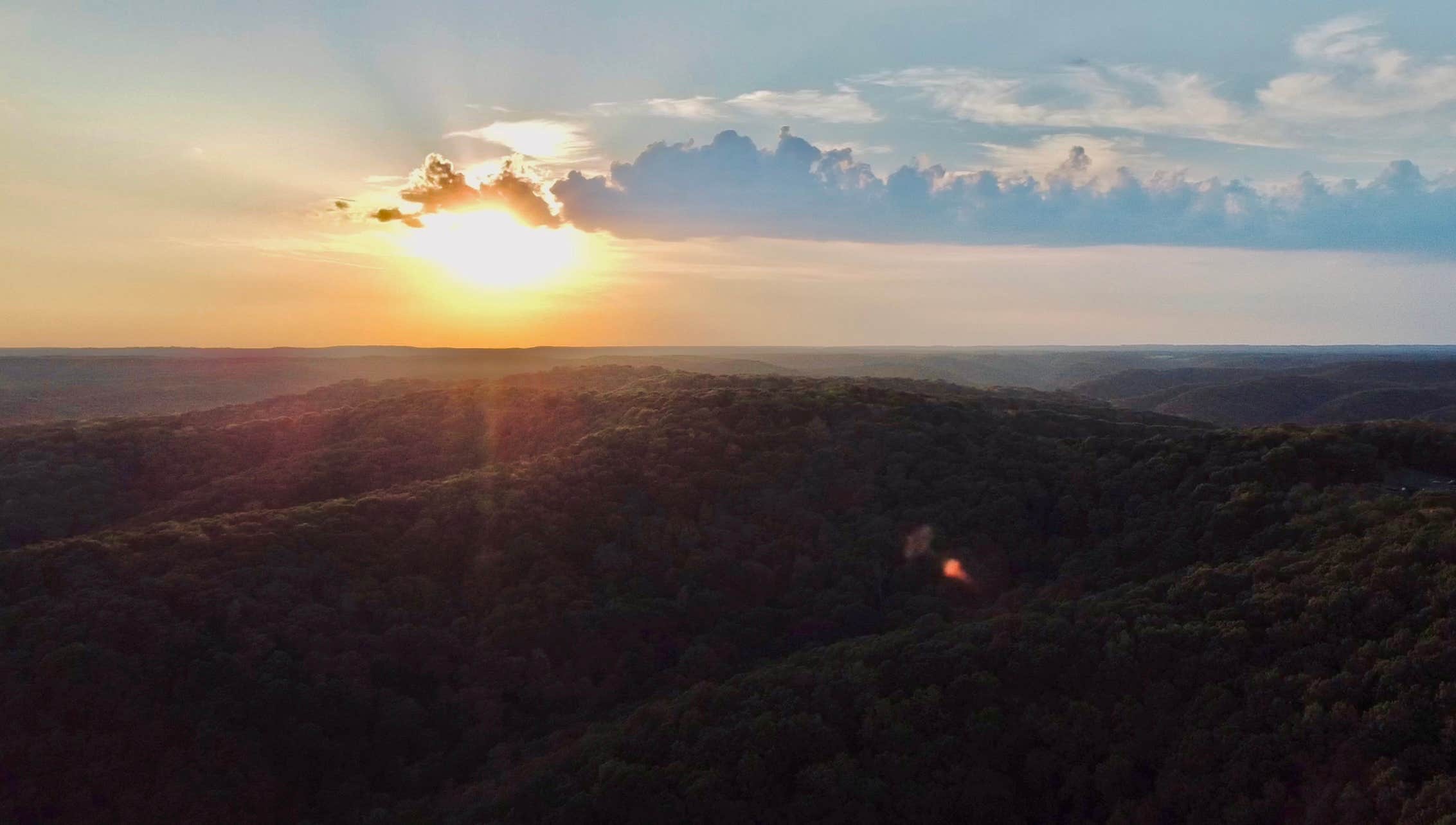‘Chelle S.'s photo of a dispersed camping area at Sugar Camp Lookout Tower Dispersed Area near Fayetteville, AR