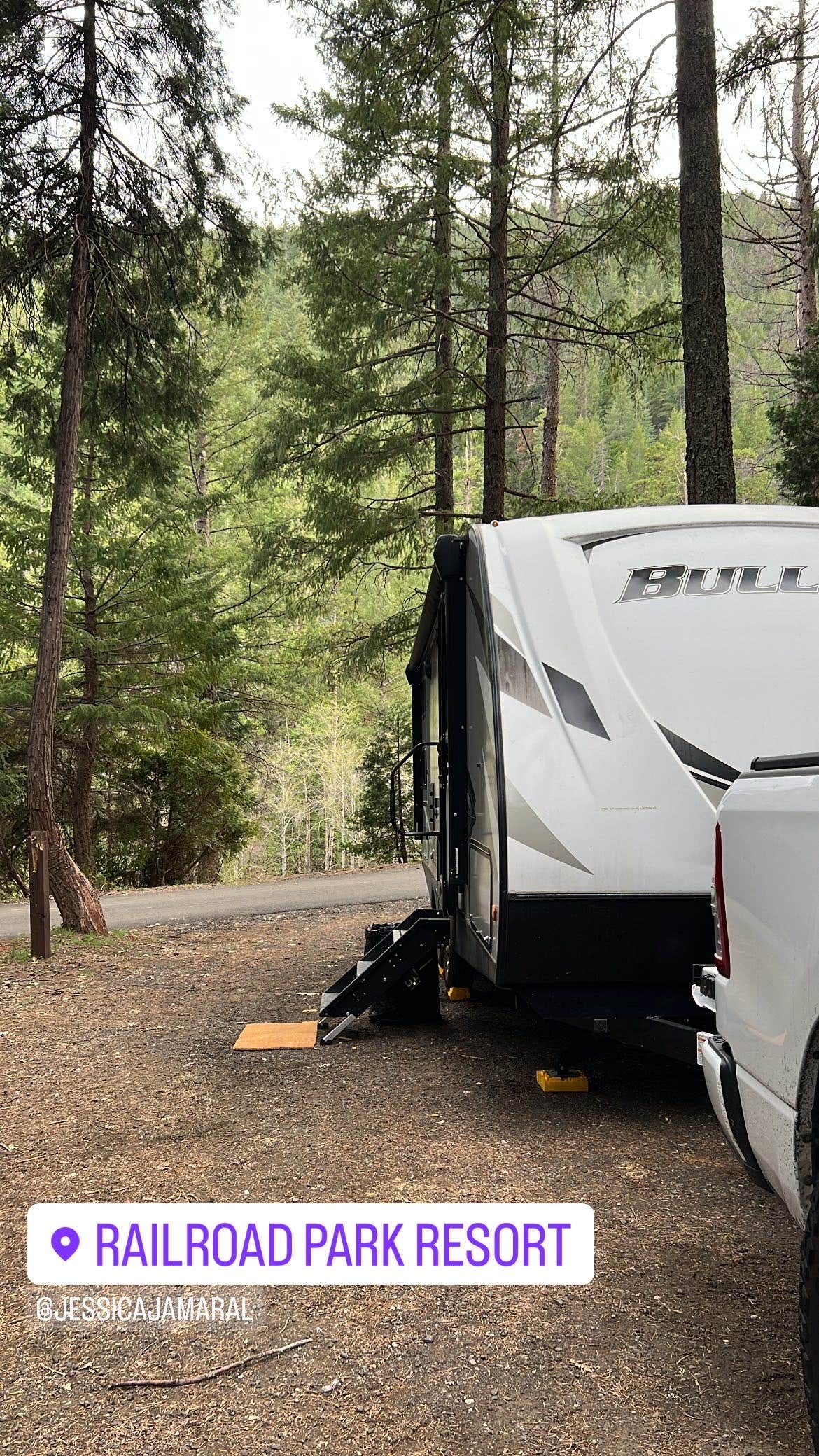 Camper-submitted photo at Jubilee Railroad Wilderness Lodge & Campground was Railroad Park Resort near Etna, CA
