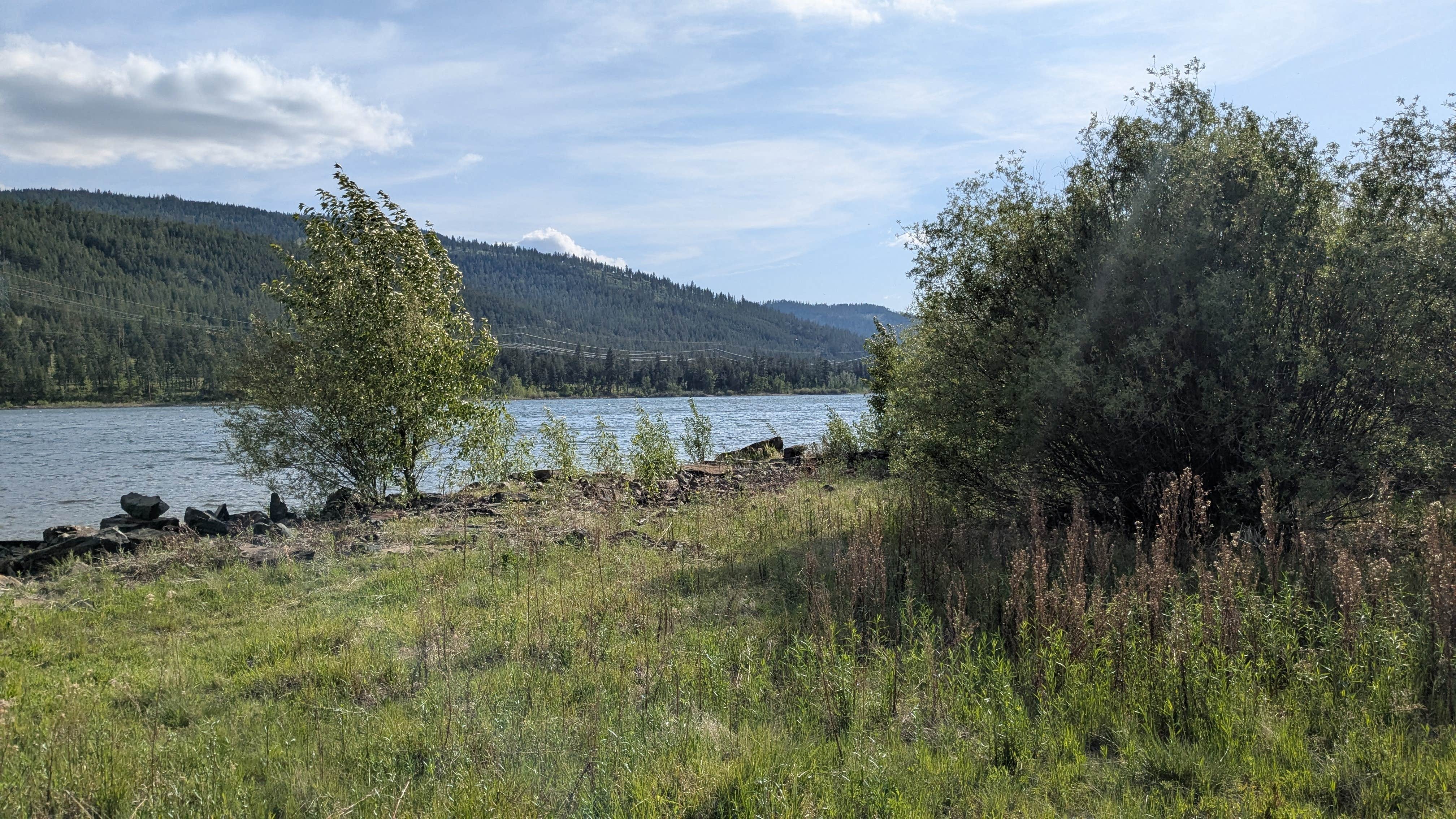 Camper-submitted photo at rainbow lake Montana State campground near Polson, MT