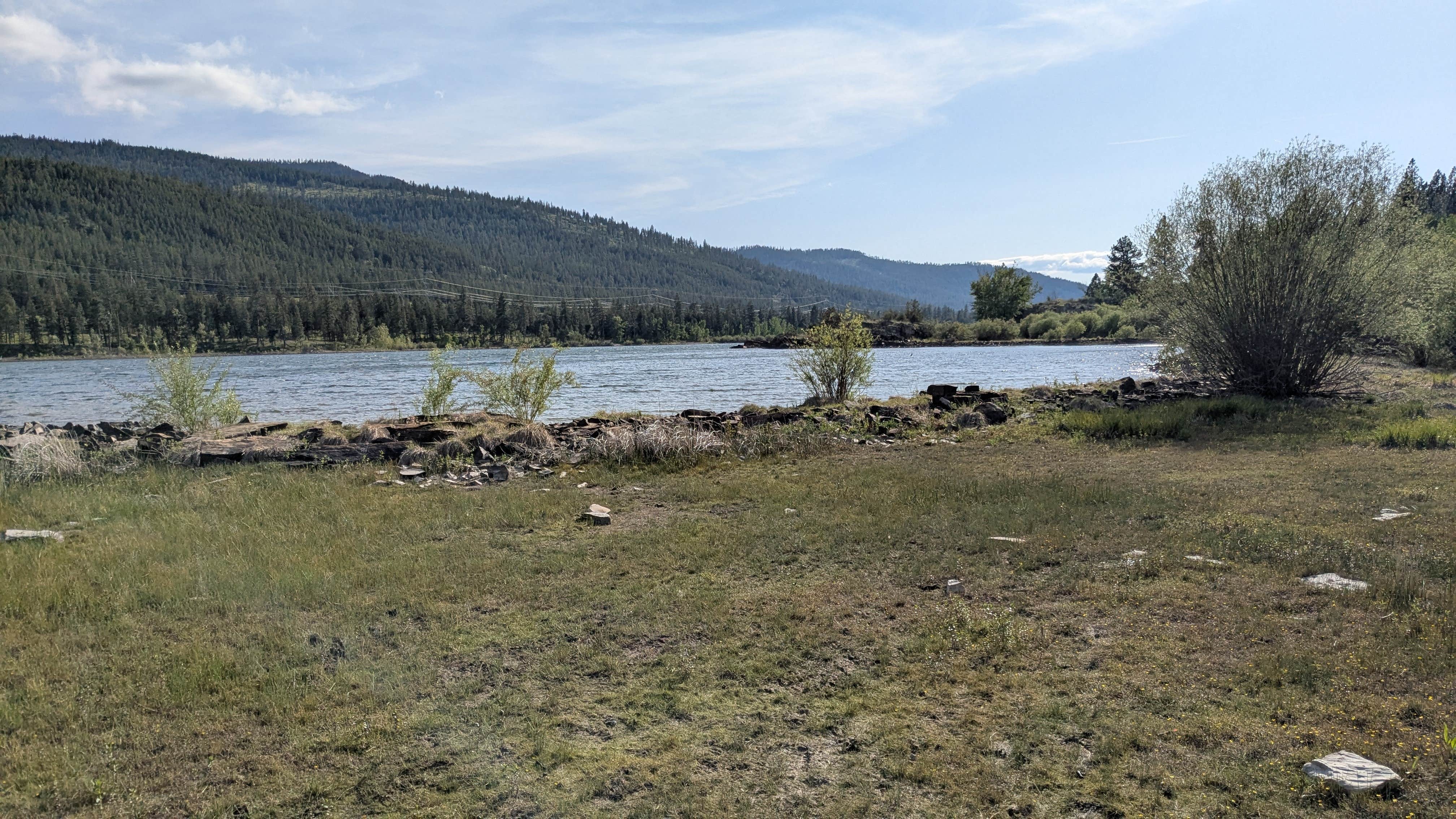 Camper-submitted photo at rainbow lake Montana State campground near Polson, MT