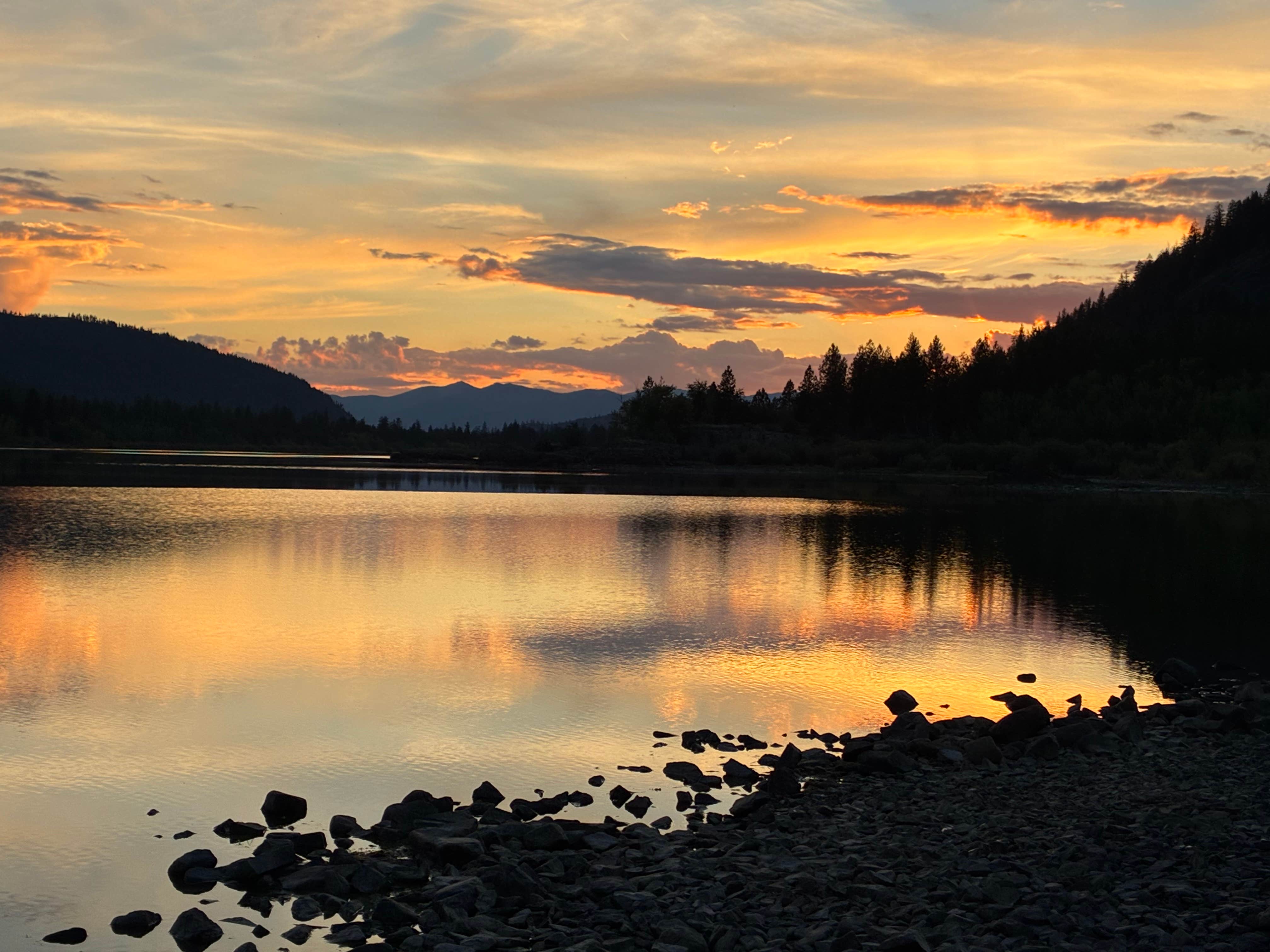 Lauren K.'s photo of a dispersed camping area at rainbow lake State Park campground near Dayton, MT
