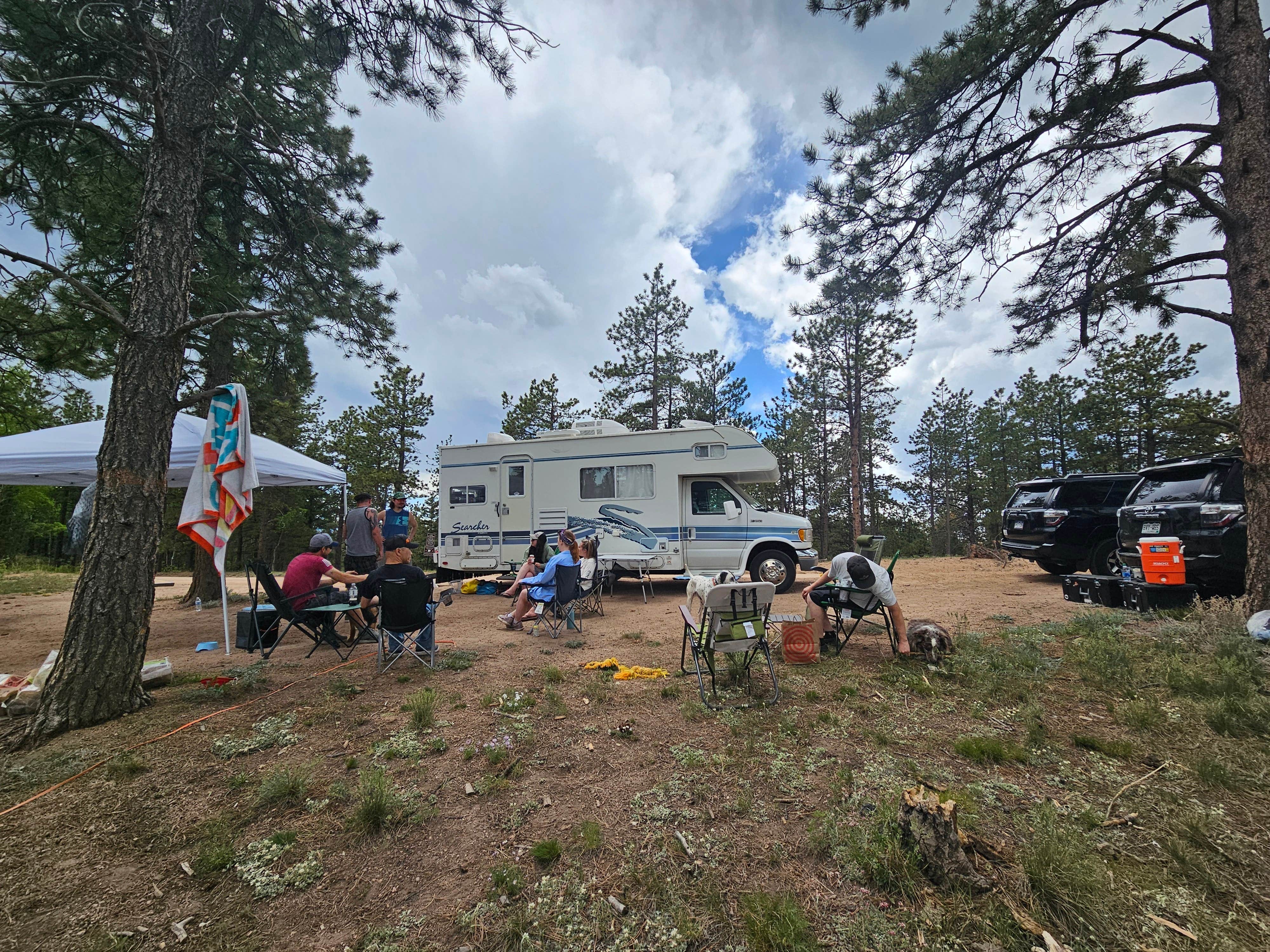 David J.'s photo of a dispersed camping area at Rampart Reservoir Recreation Area near Parker, CO