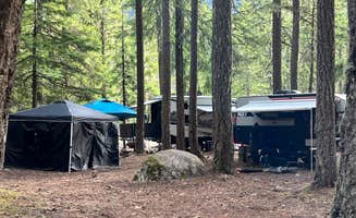 Heather B.'s photo of camping with pets at Ranger Creek Airstrip Dispersed near Easton, WA