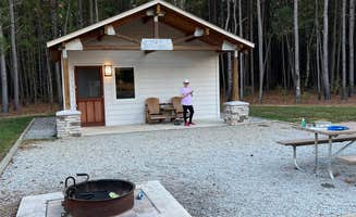 John V.'s photo of glamping accommodations at Moccasin Branch Campground — Raven Rock State Park near Angier, NC