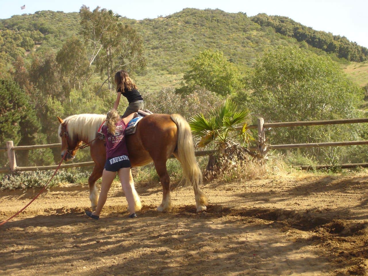 Amanda K.'s photo of camping with a horse at Rawhide Ranch near Ranchita, CA