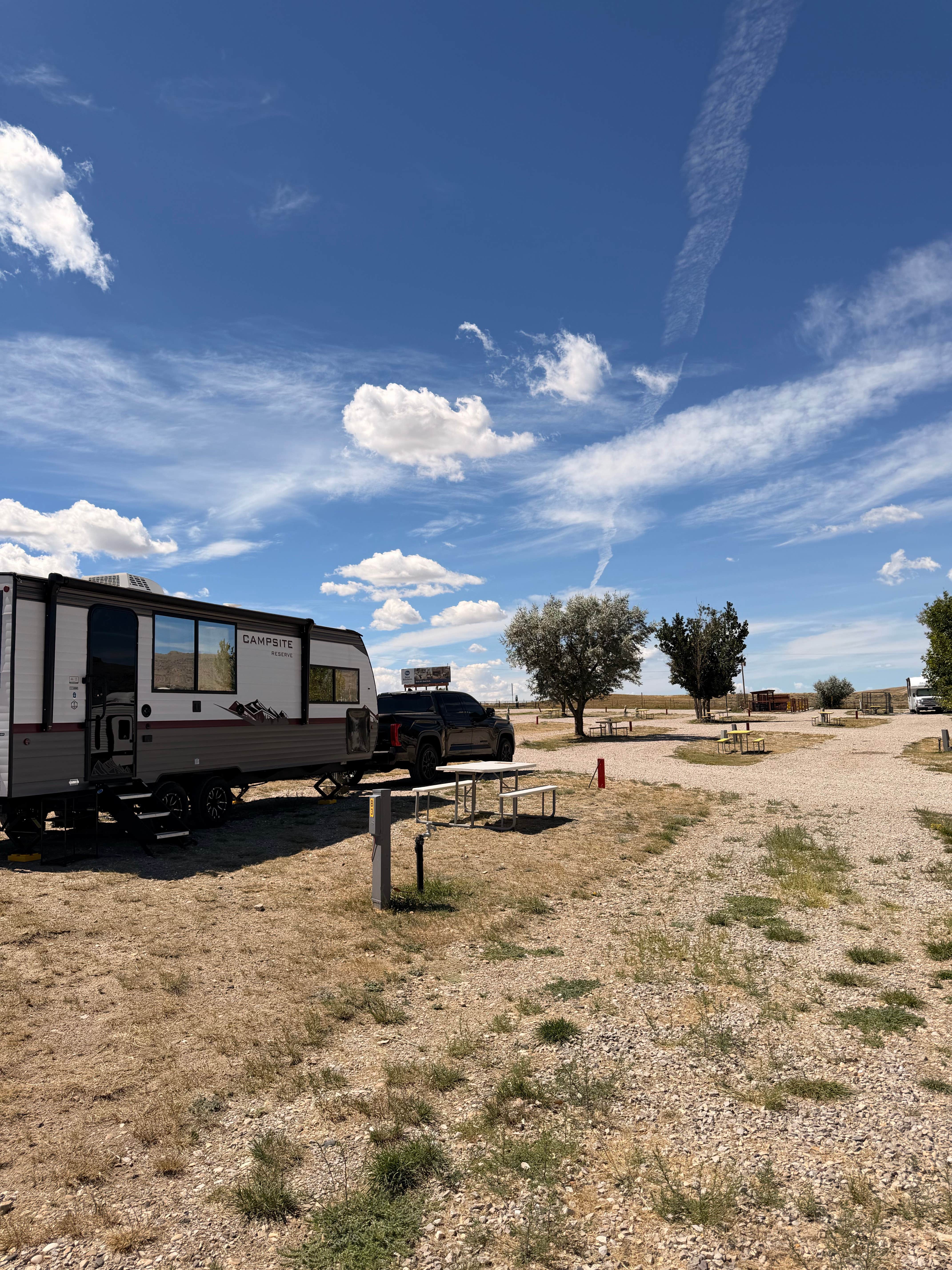 Mystle W.'s photo of rv camping at Rawlins KOA near Elk Mountain, WY