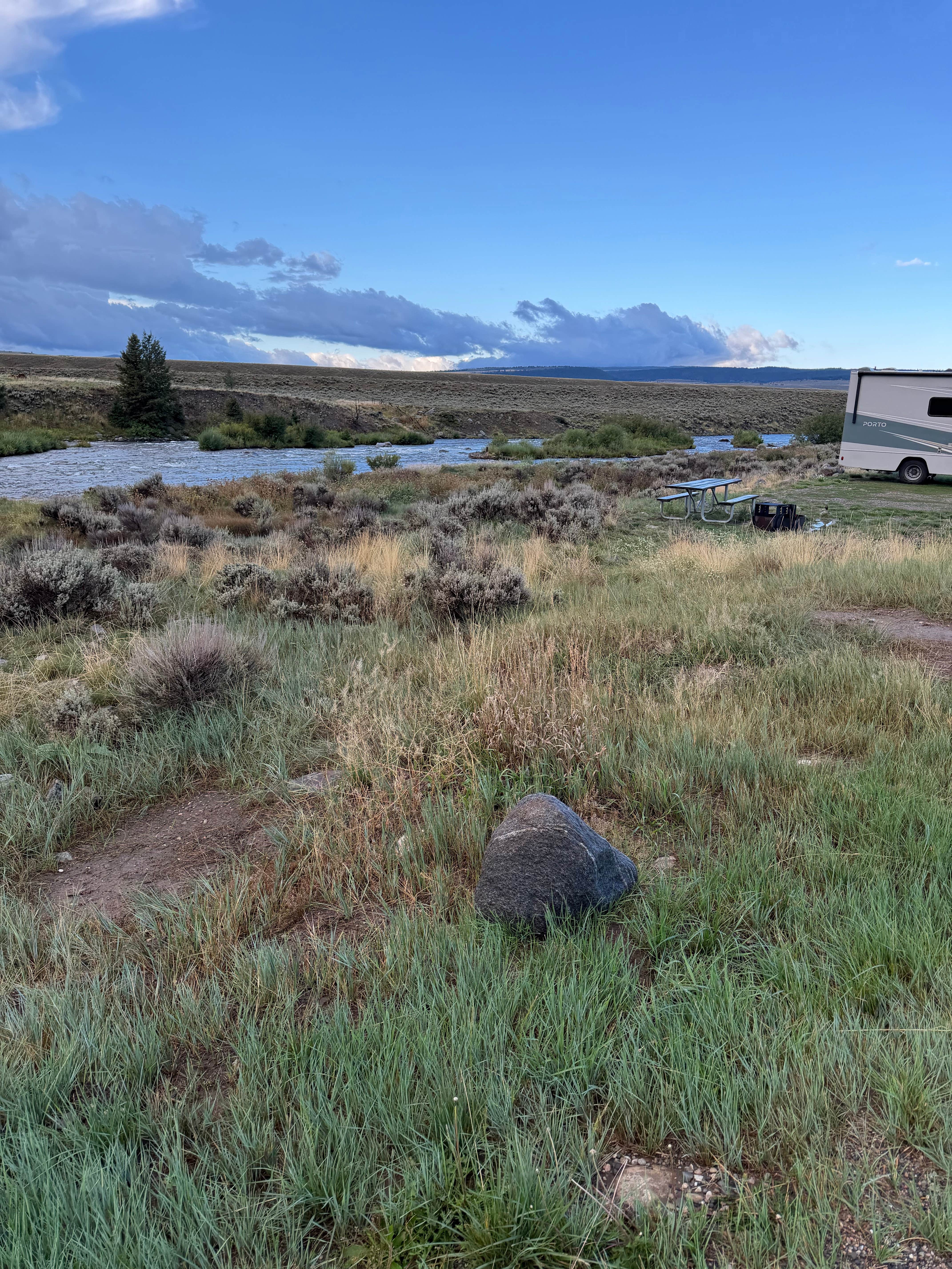 Camper-submitted photo at Raynold's Pass on Madison River near Spencer, ID