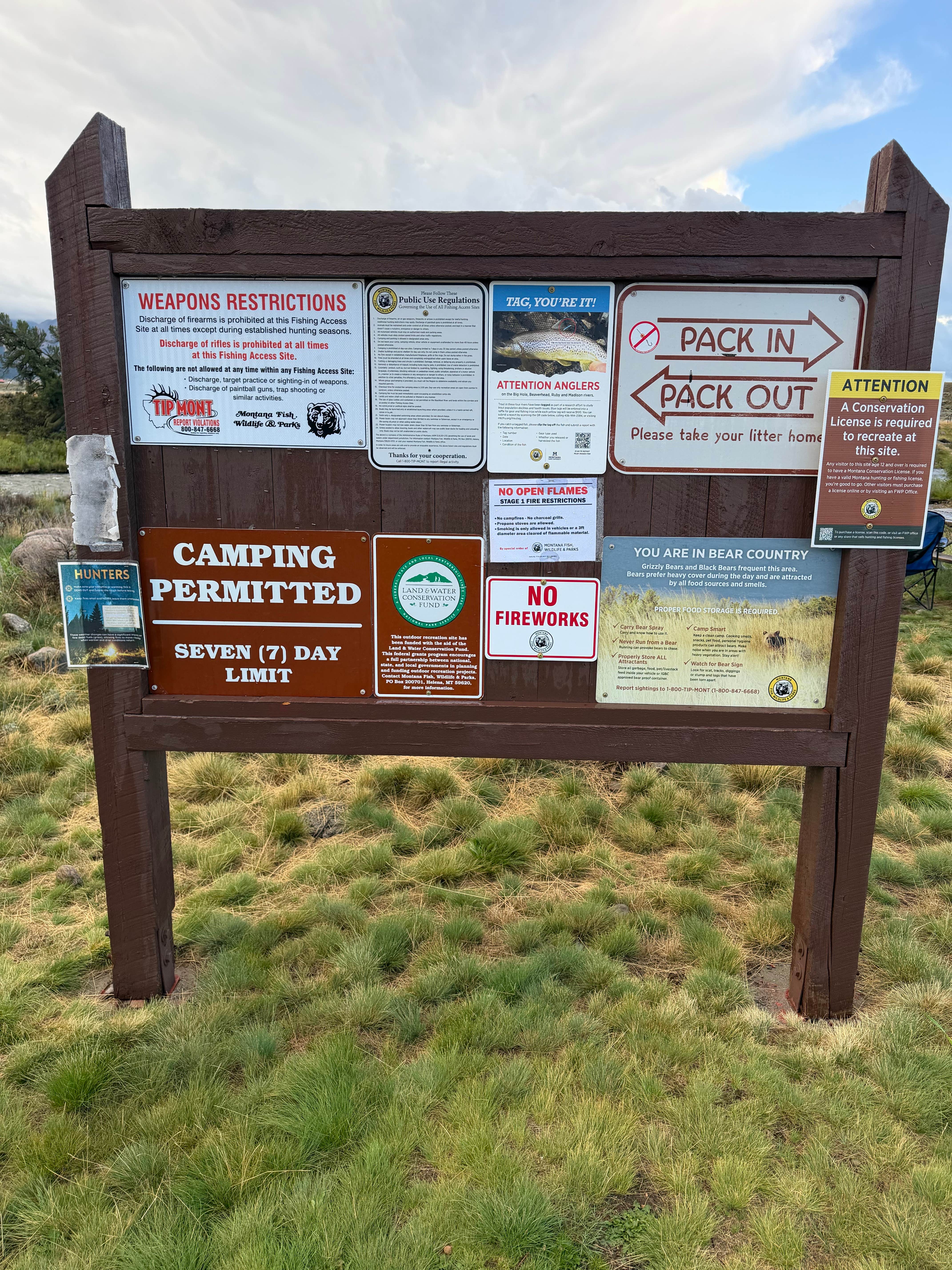 Camper-submitted photo at Raynold's Pass on Madison River near Spencer, ID