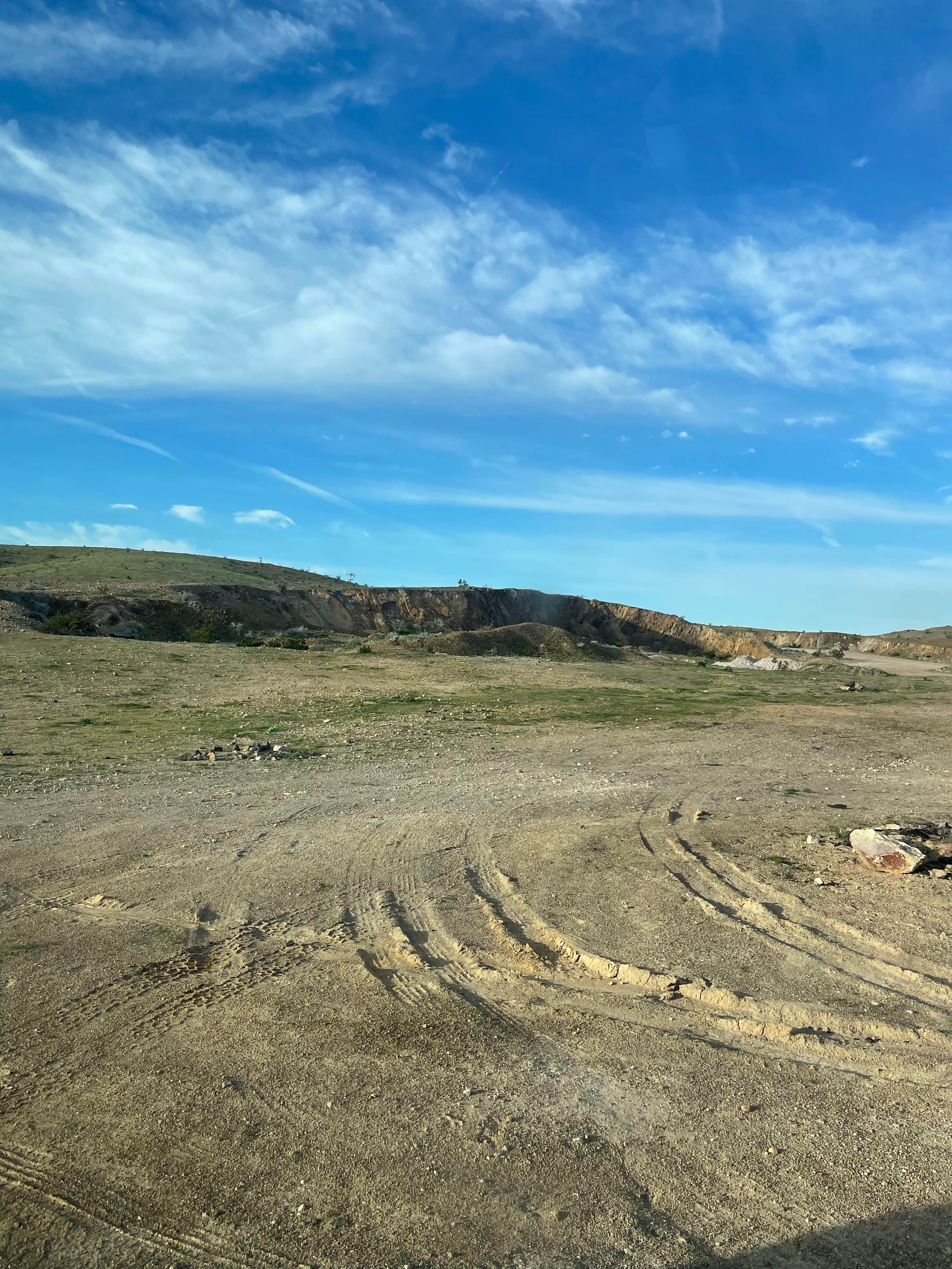 Caroline S.'s photo of a dispersed camping area at Razor Road Dispersed Camping near Calico, CA