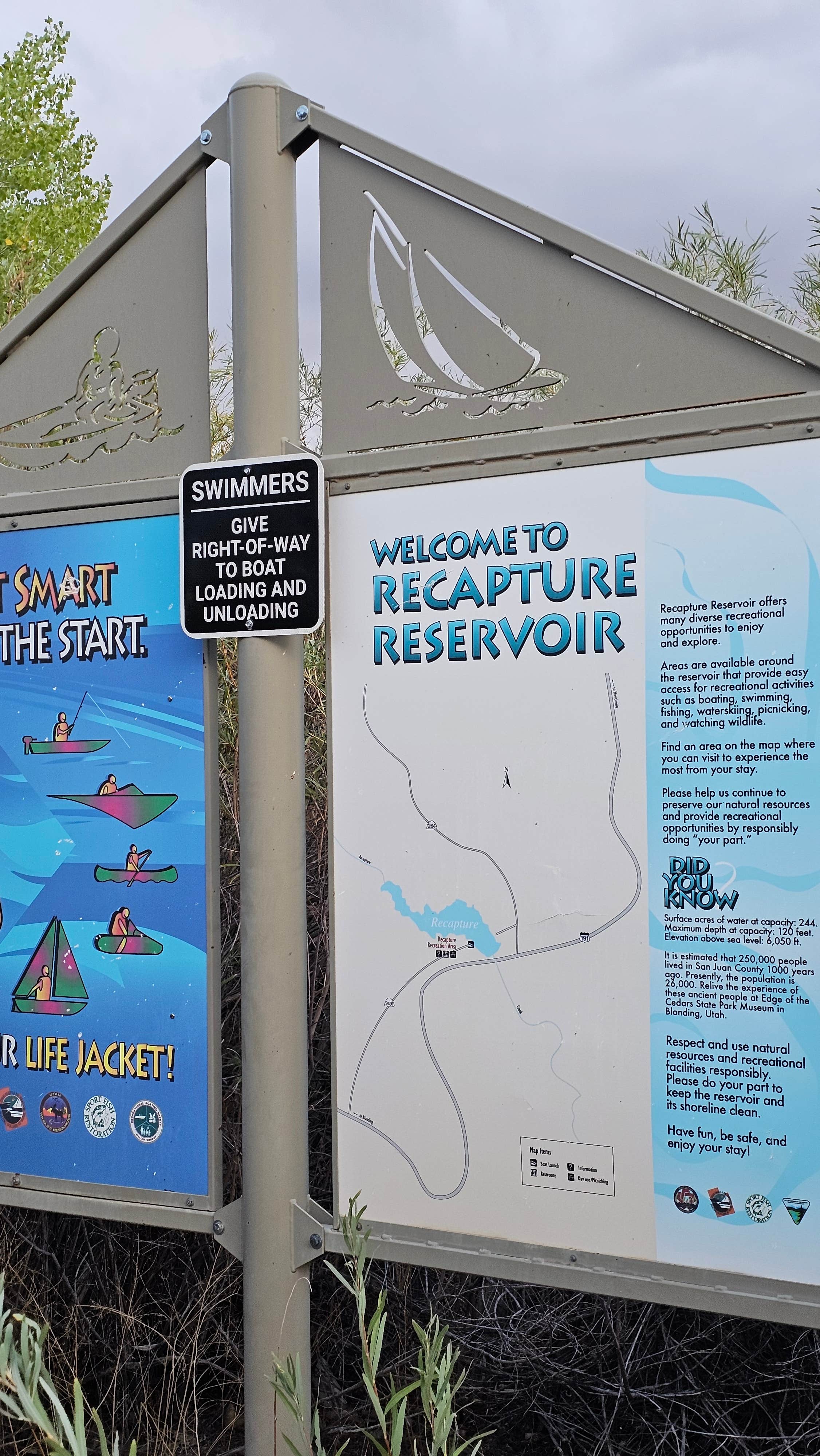 Camper-submitted photo at Recapture Reservoir near Blanding, UT