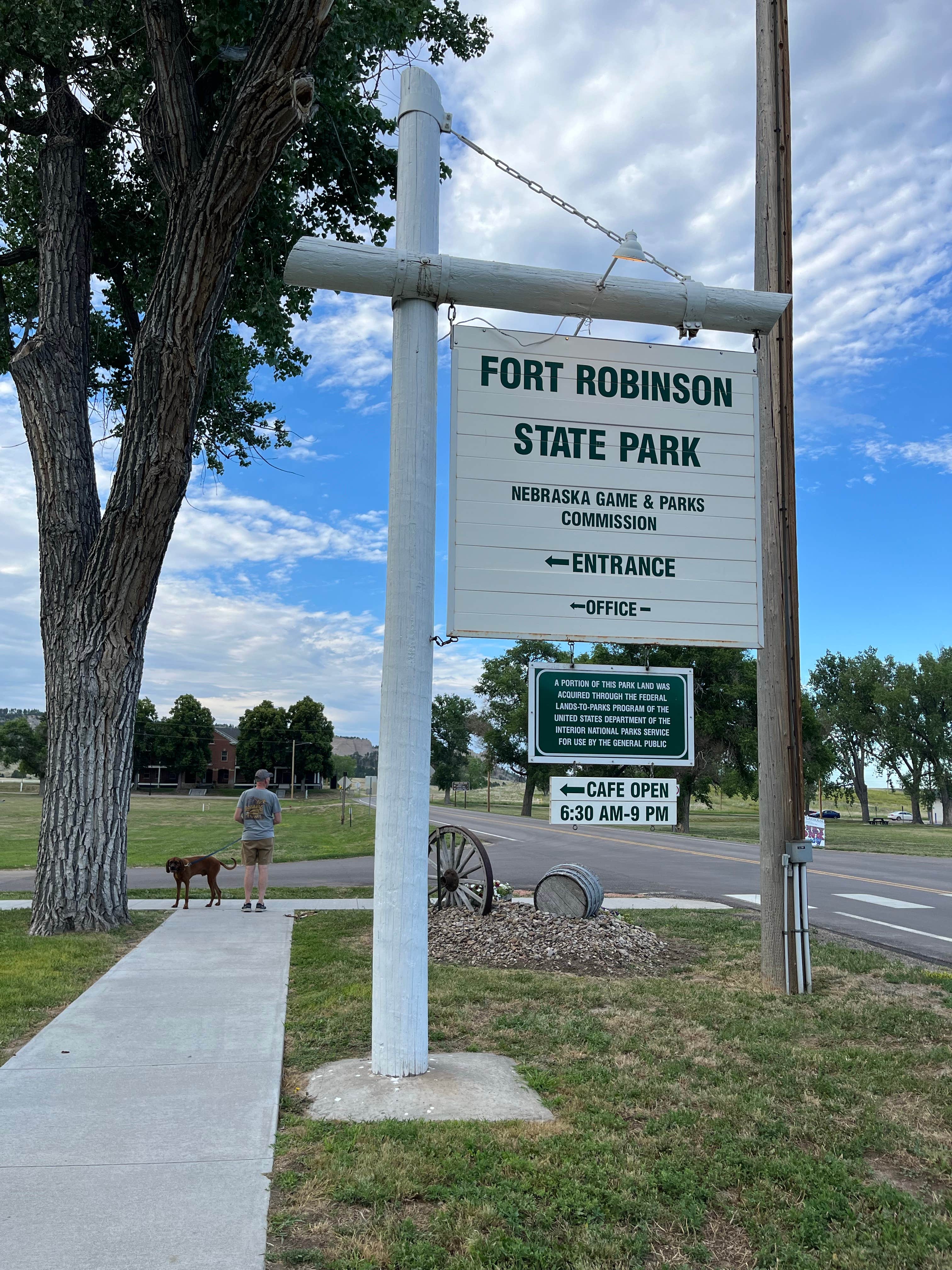 Renee H.'s photo of camping with pets at Red Cloud Campground — Fort Robinson State Park near Crawford, NE