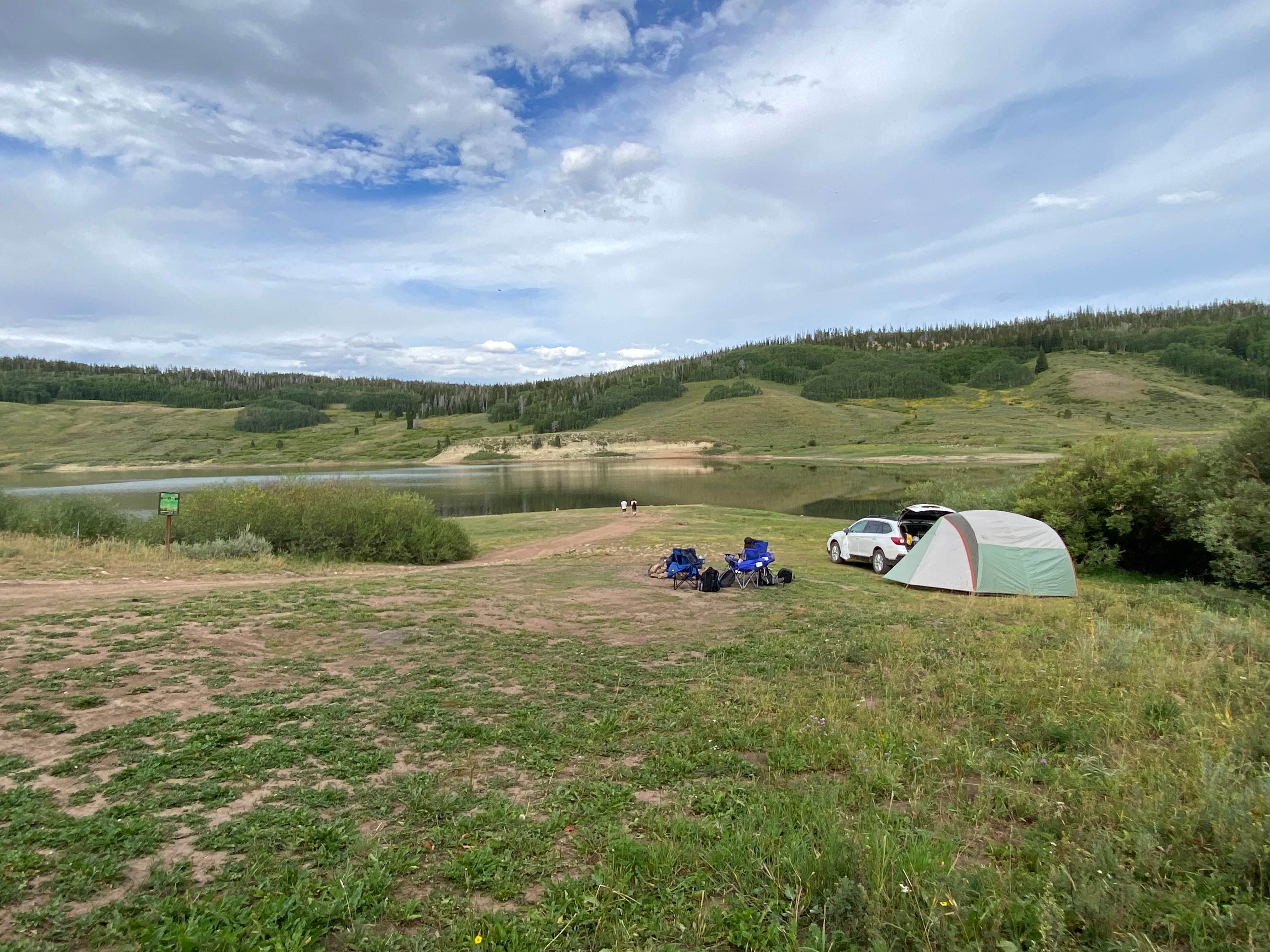 Camper-submitted photo at Red Dirt Reservoir near Steamboat Springs, CO