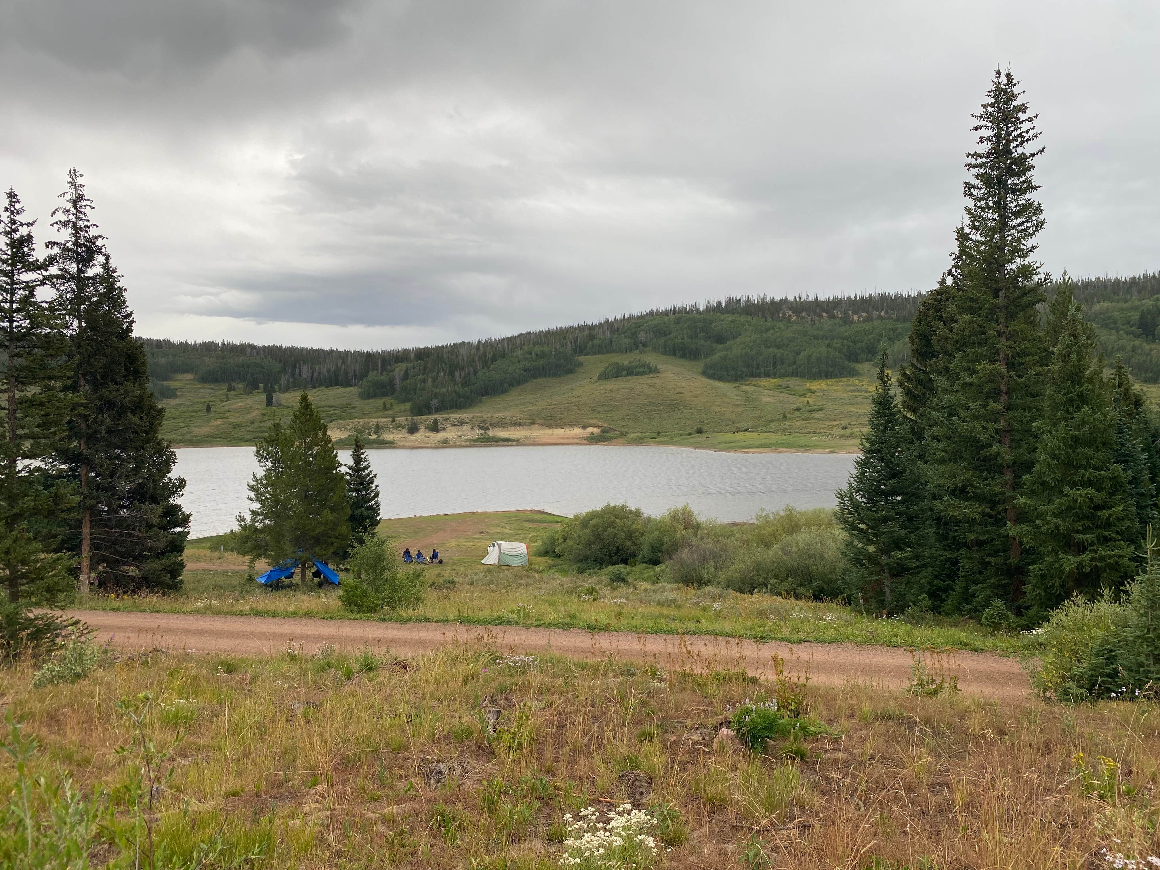 Camper-submitted photo at Red Dirt Reservoir near Steamboat Springs, CO