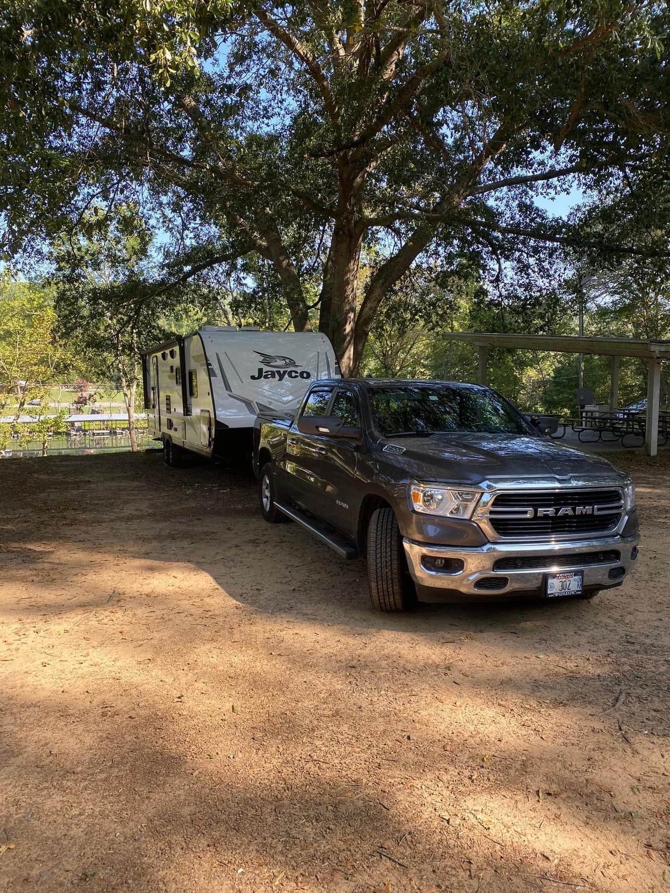 Kasey G.'s photo of rv camping at Red River Trout Dock near Tumbling Shoals, AR