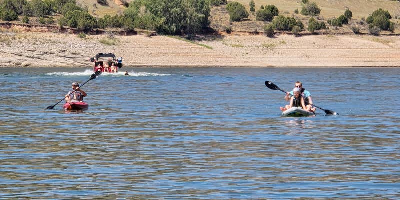 Camper submitted image from Red Rock Marina Campground — Echo State Park