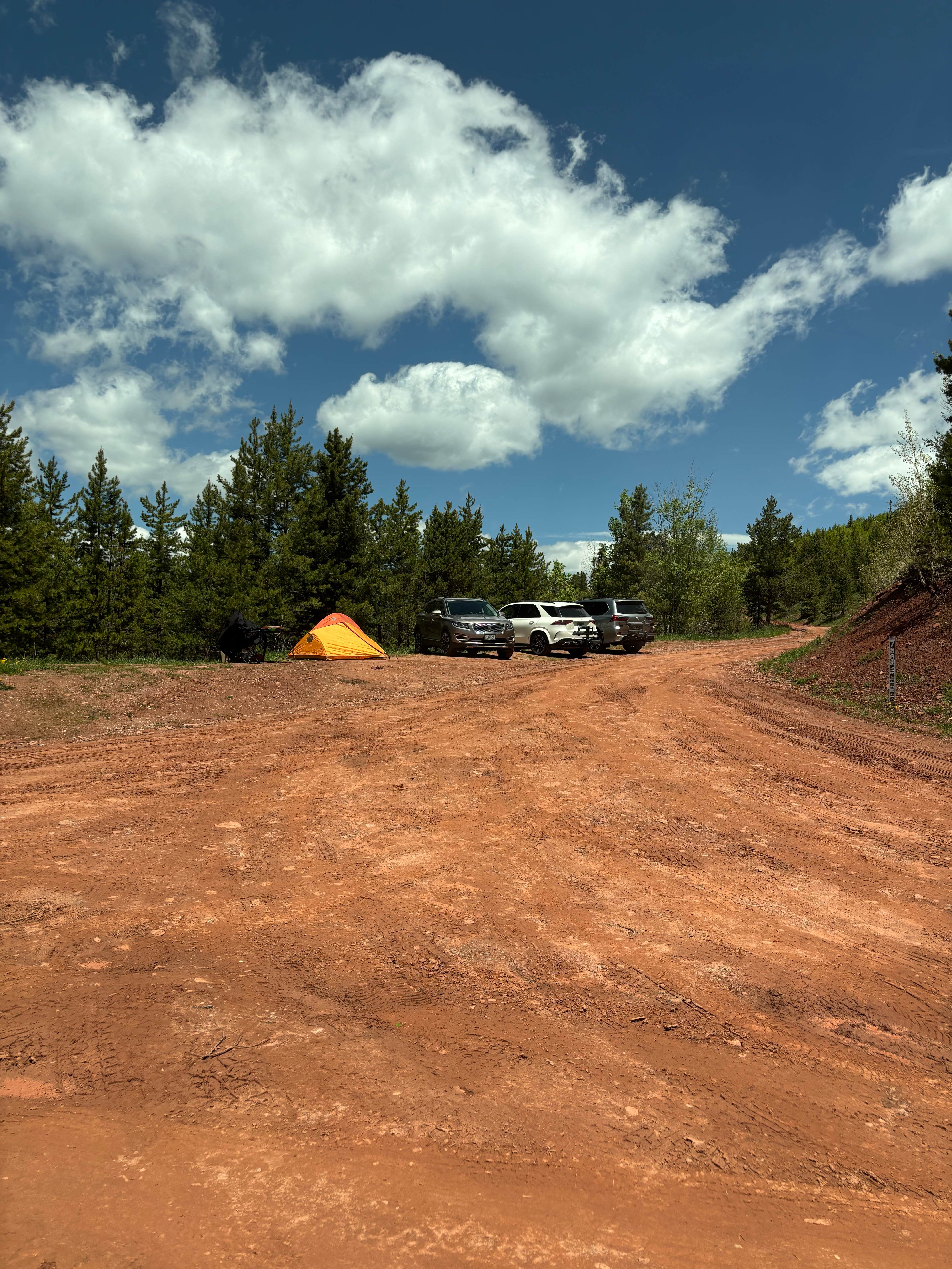 Nora S.'s photo of tent camping at Red Sandstone - Primitive Dispersed near Vail, CO