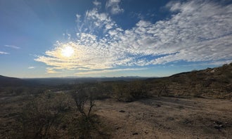 Camping near Mescal Road Dispersed Site: Reddington Pass Dispersed, Saguaro National Park, Arizona
