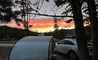 Amy K.'s photo of a dispersed camping area at Redfish Lake Overflow Dispersed near Atlanta, ID
