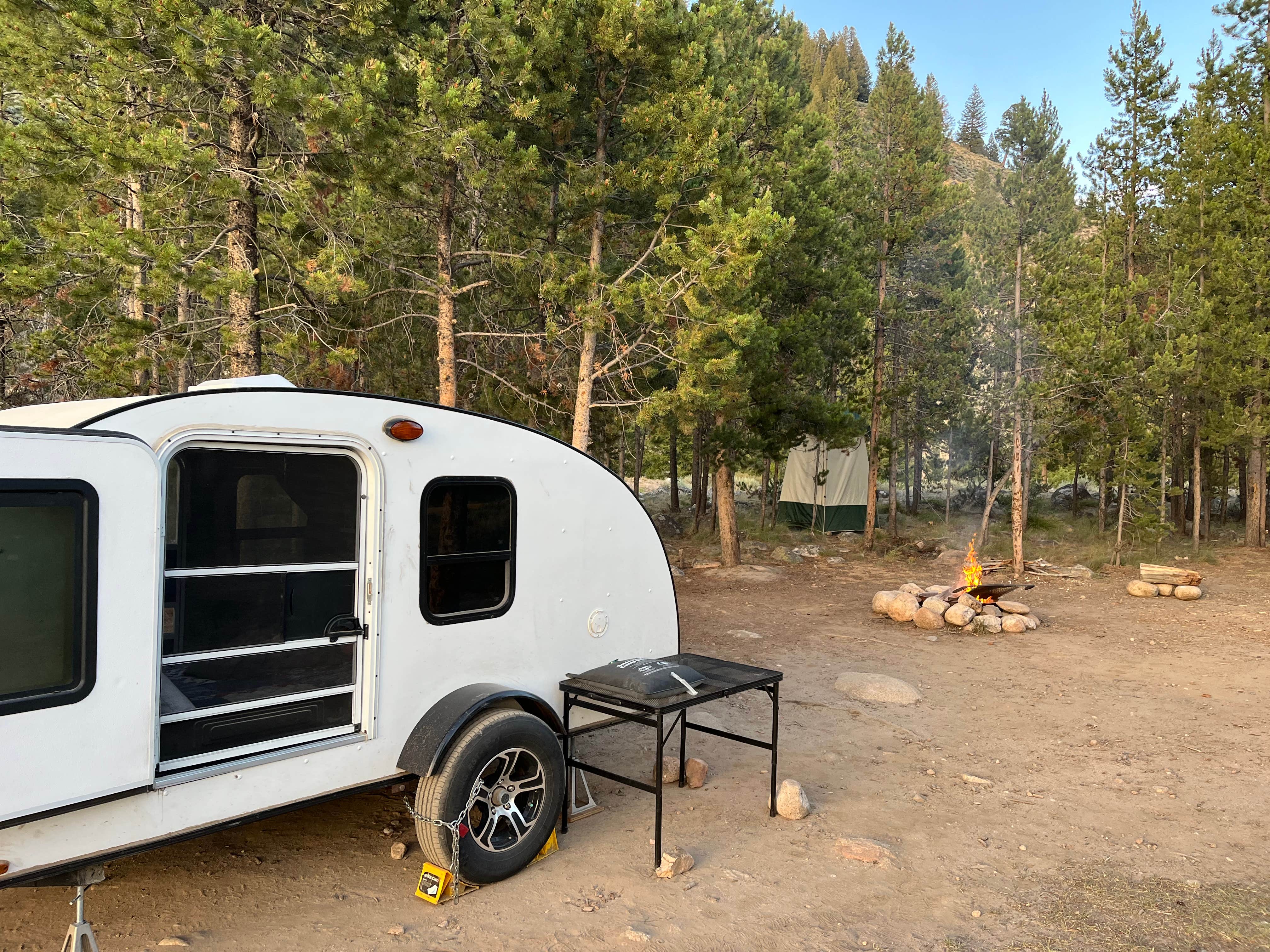 Camper-submitted photo at Redfish Lake Overflow Dispersed near Salmon-Challis National Forest