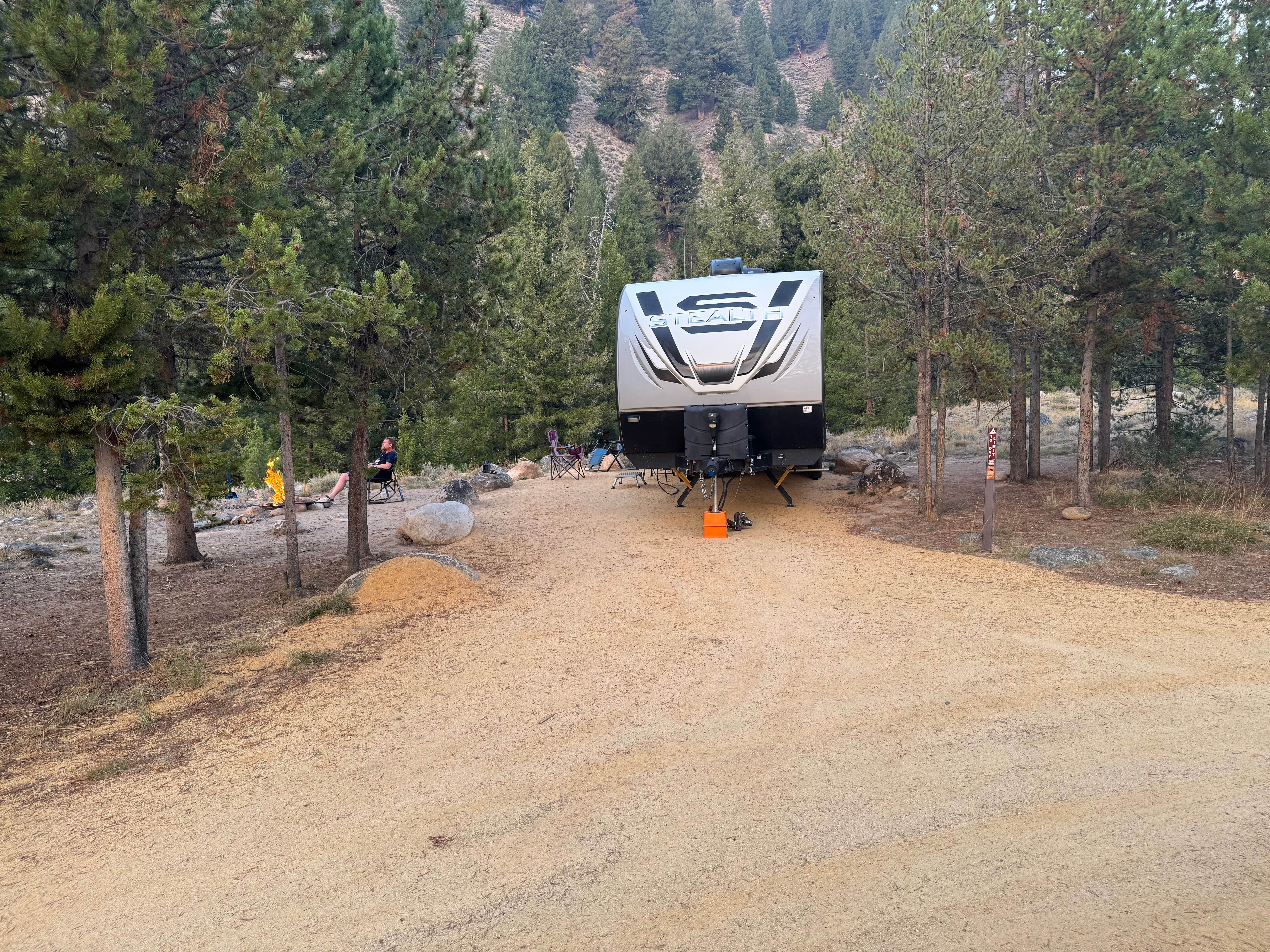Spencer P.'s photo of camping with pets at Redfish Lake Overflow Dispersed near Sun Valley, ID