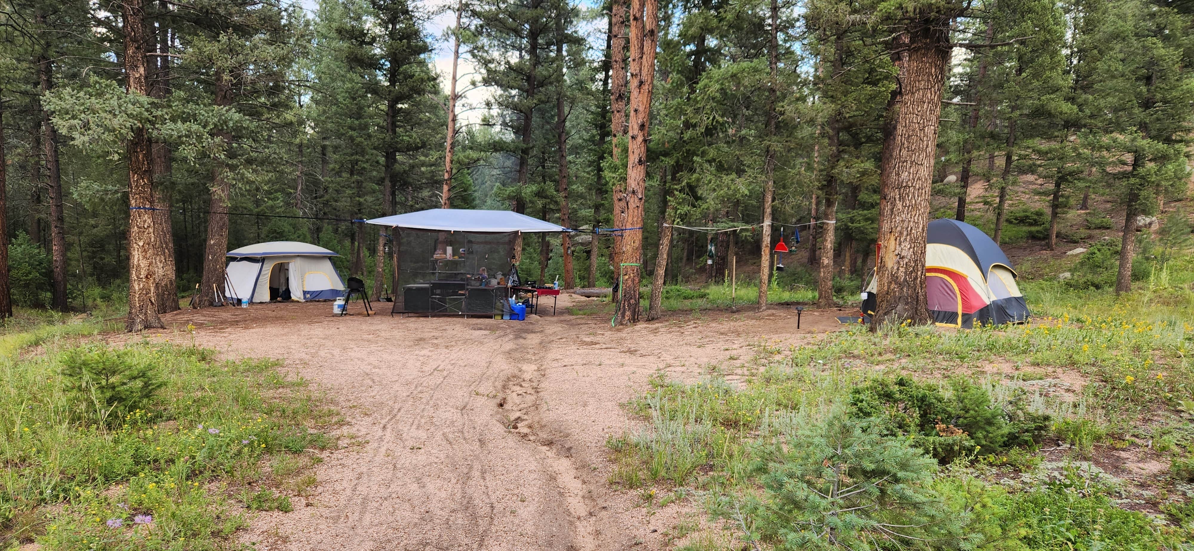 David H.'s photo of a dispersed camping area at Redskin Creek Rd Dispersed Campsite near Watkins, CO