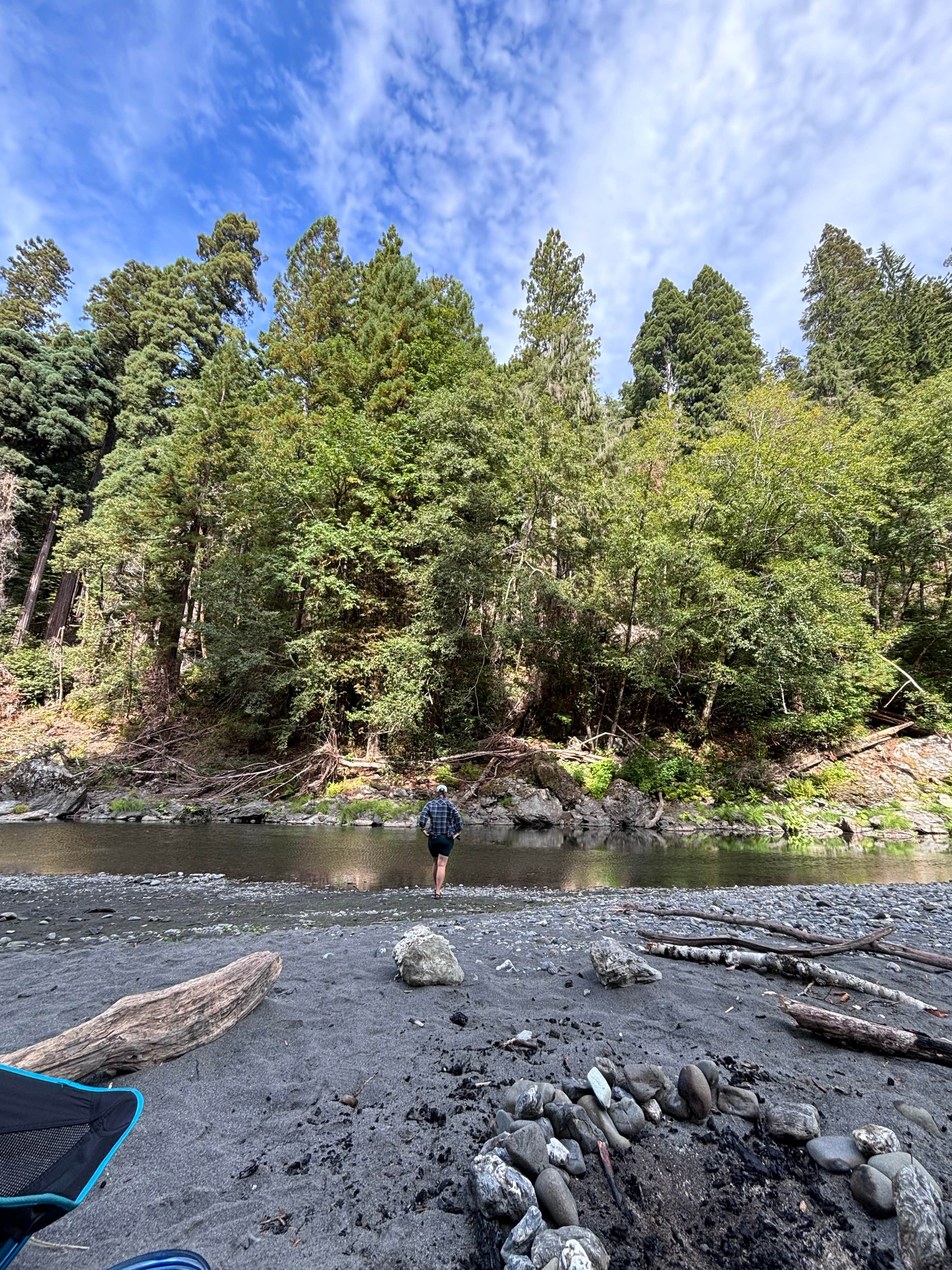 Sam S.'s photo of a dispersed camping area at Redwood Creek Dispersed Camp near Smith River, CA