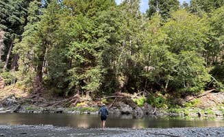 Sam S.'s photo of a dispersed camping area at Redwood Creek Dispersed Camp near Willow Creek, CA