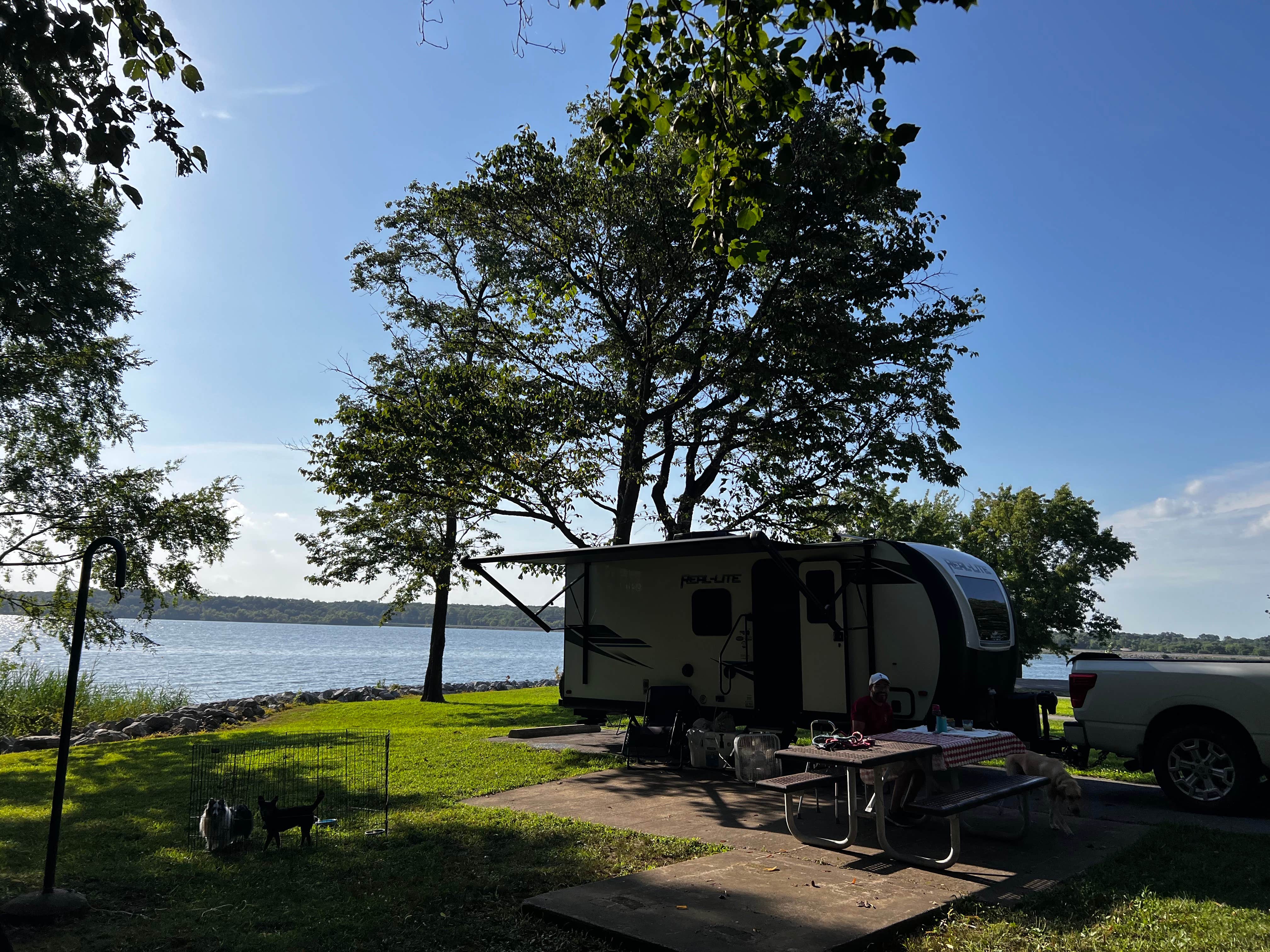 Camper-submitted photo at Rend Lake Gun Creek Campground near Johnsonville, IL