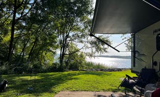 Maggie  C.'s photo of camping with pets at Rend Lake Gun Creek Campground near Bonnie, IL