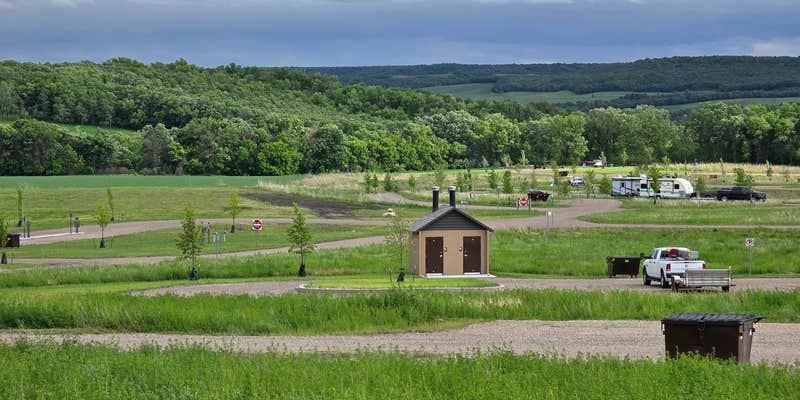 Camper submitted image from Pembina Gorge State Park Campground