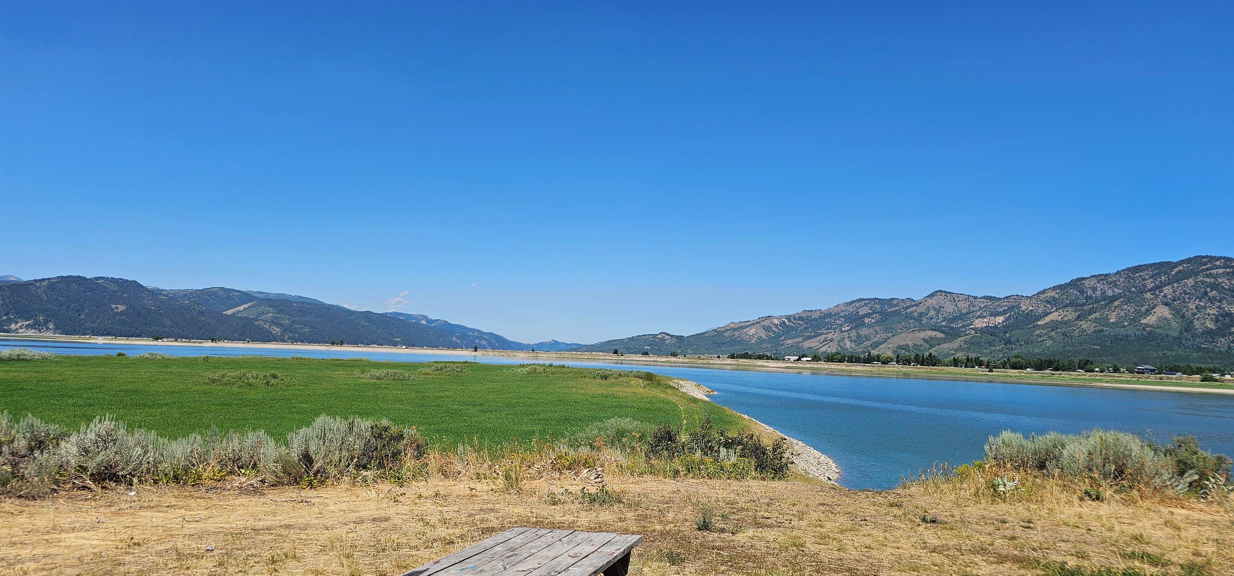 johny R.'s photo of a dispersed camping area at Reservoir Disperse Camping near Melvin Brewing near Soda Springs, ID