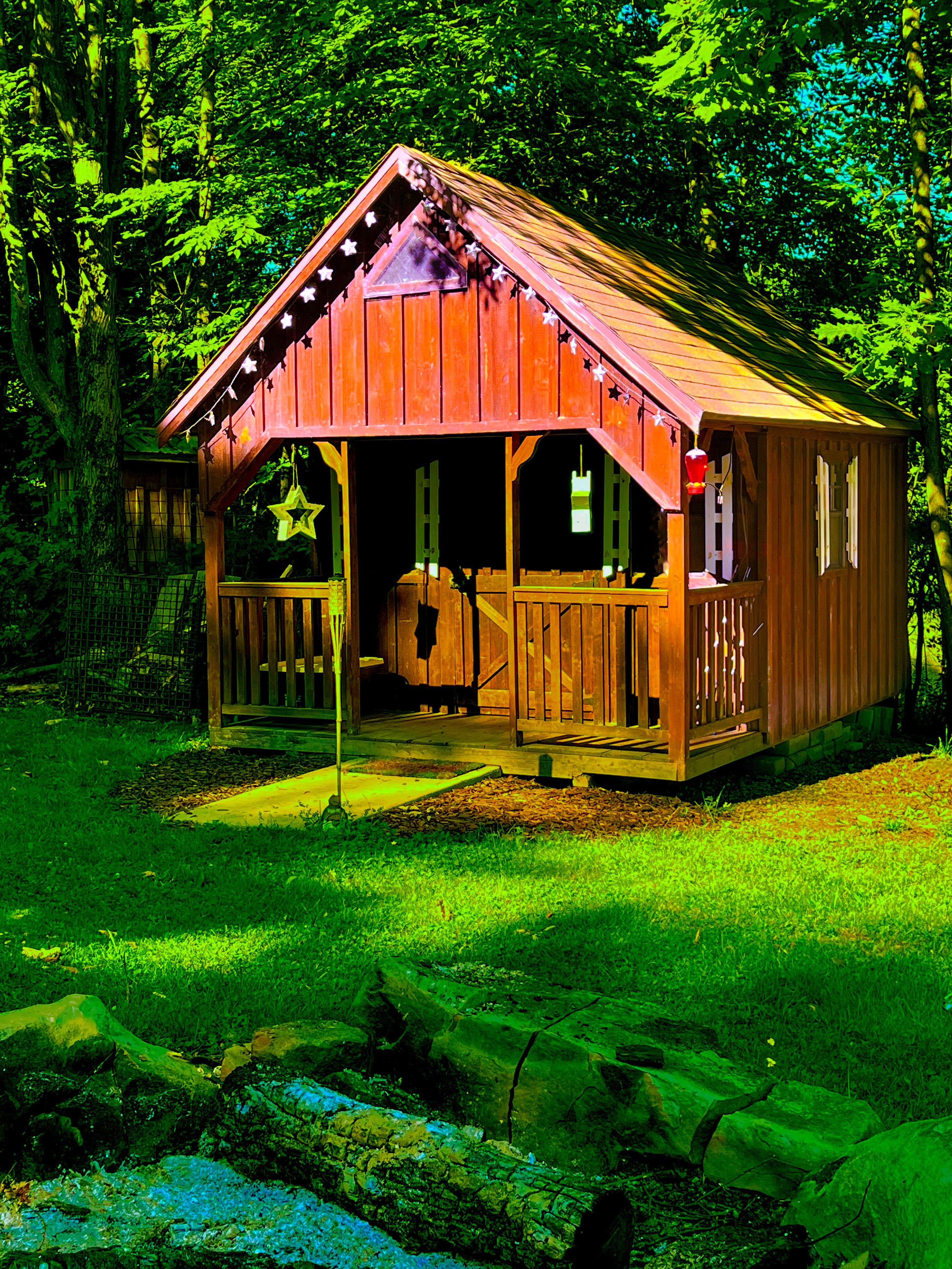 Amy Marie K.'s photo of a cabin at Retreat at Fern Hill near South Wales, NY