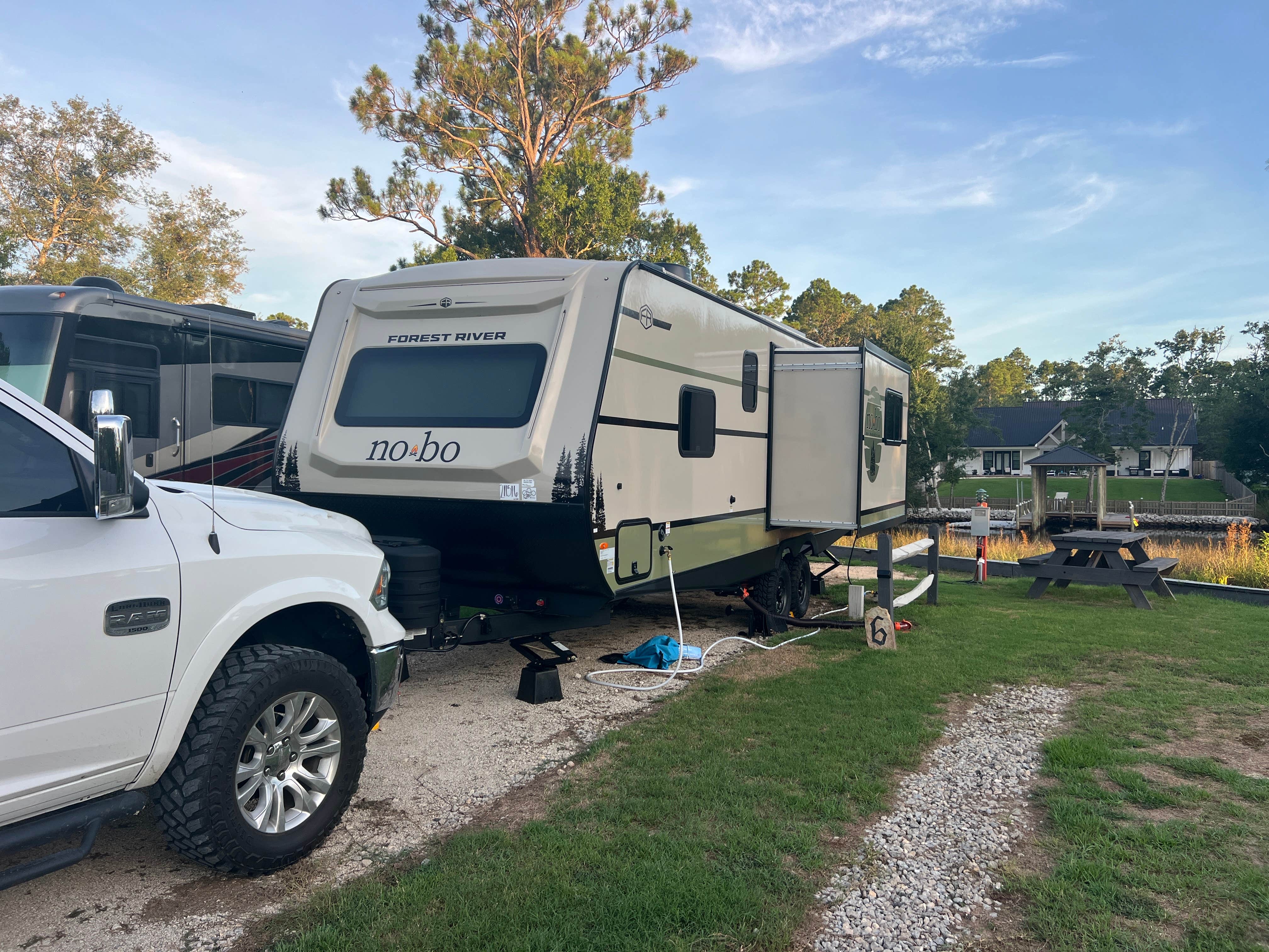Randi P.'s photo of rv camping at Retroville 1960s-70 Drive In Movie/TV Themed RV Park near Ebro, FL