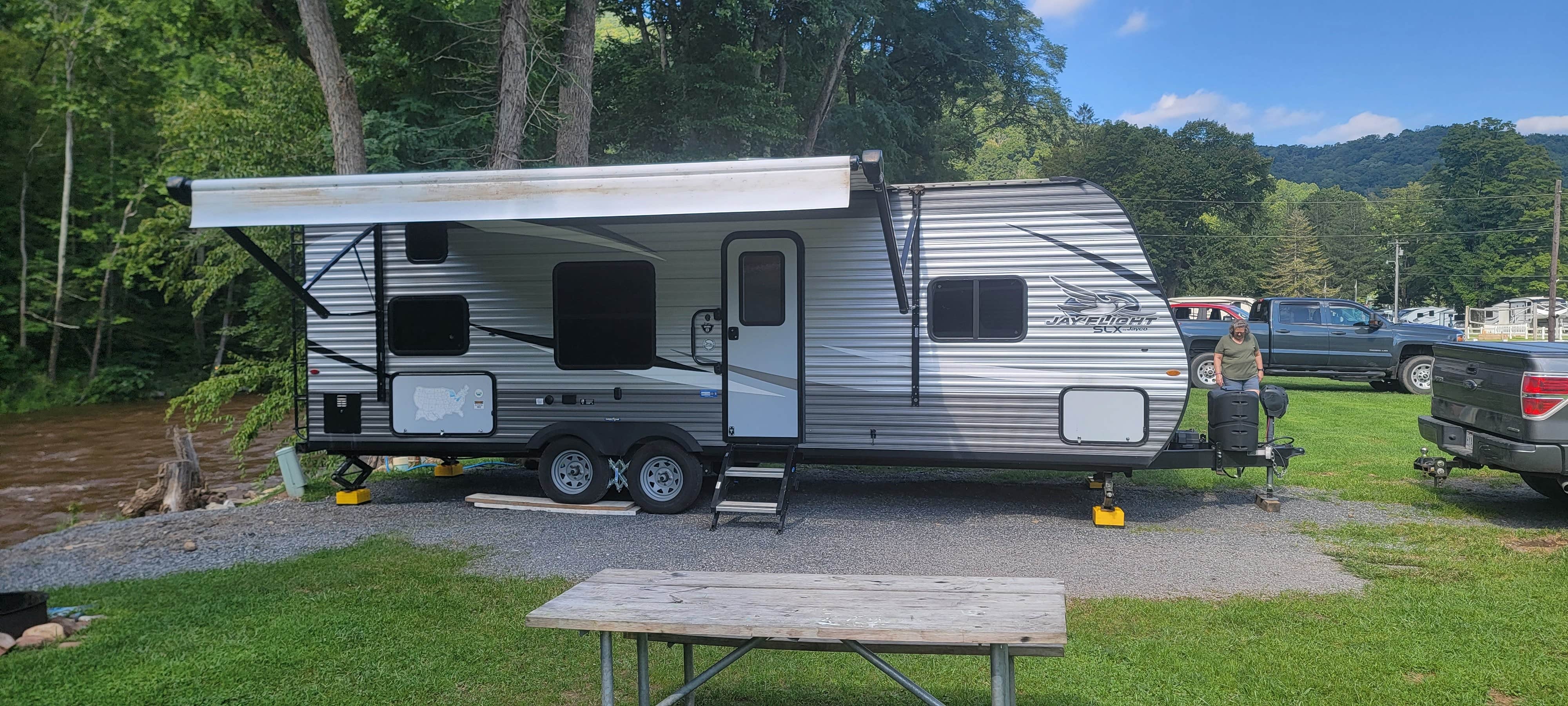 Camper-submitted photo at Revelle’s River Resort near Glady, WV
