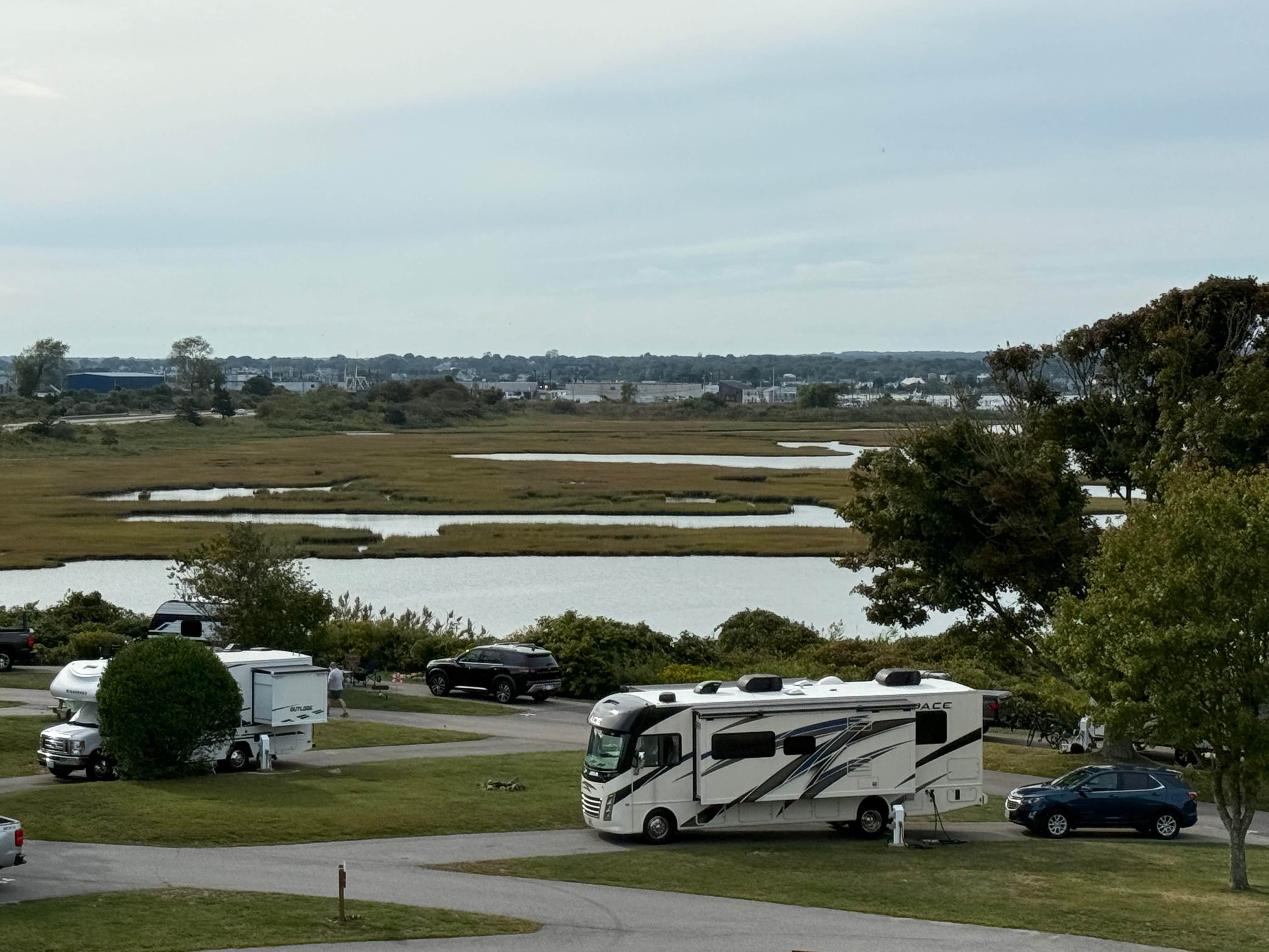 Shawn's photo of rv camping at Fishermens Memorial State Park Campground near Shannock, RI