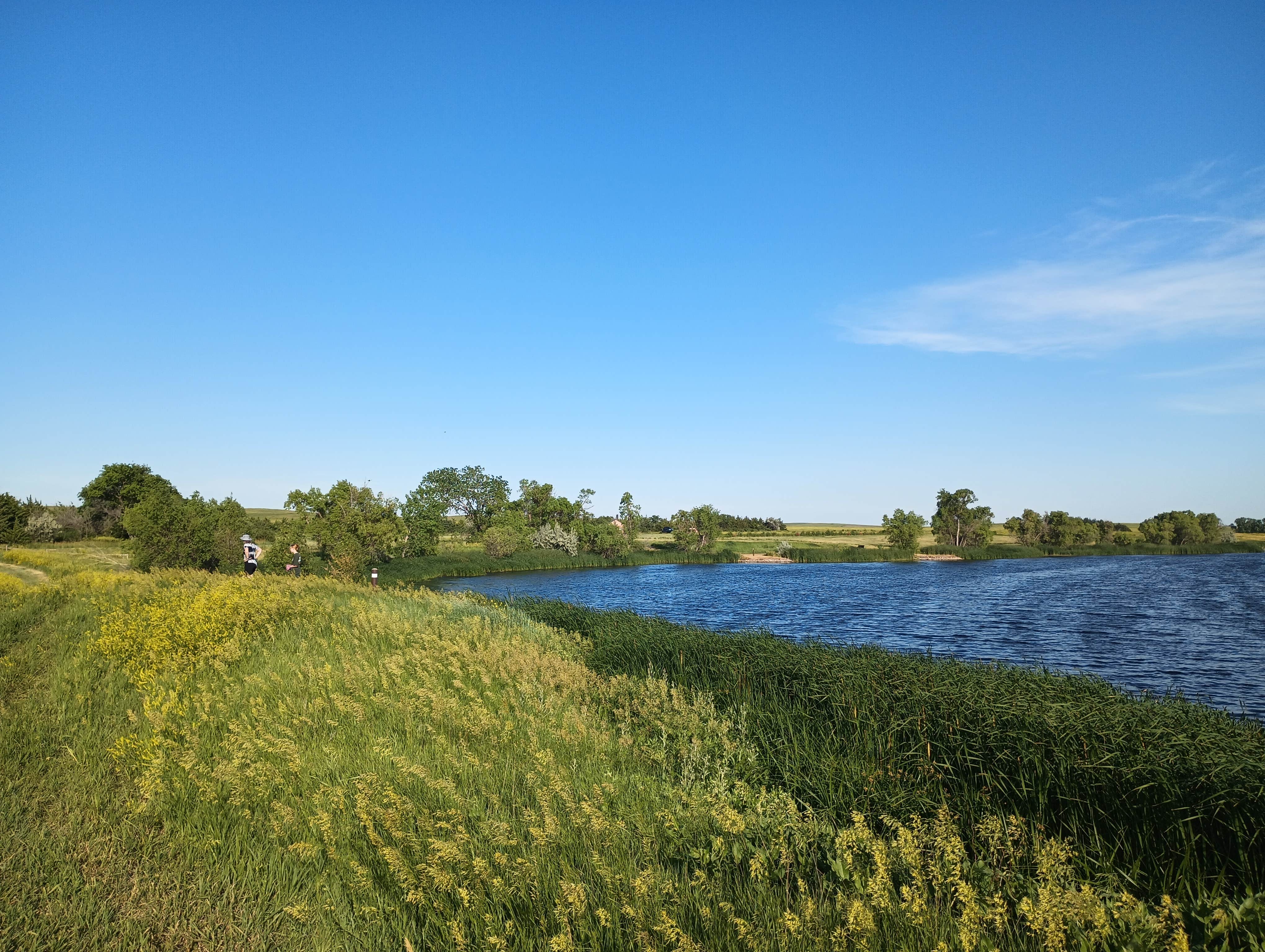 brian's photo of a dispersed camping area at Richland reservoir dispersed camping near Pierre, SD