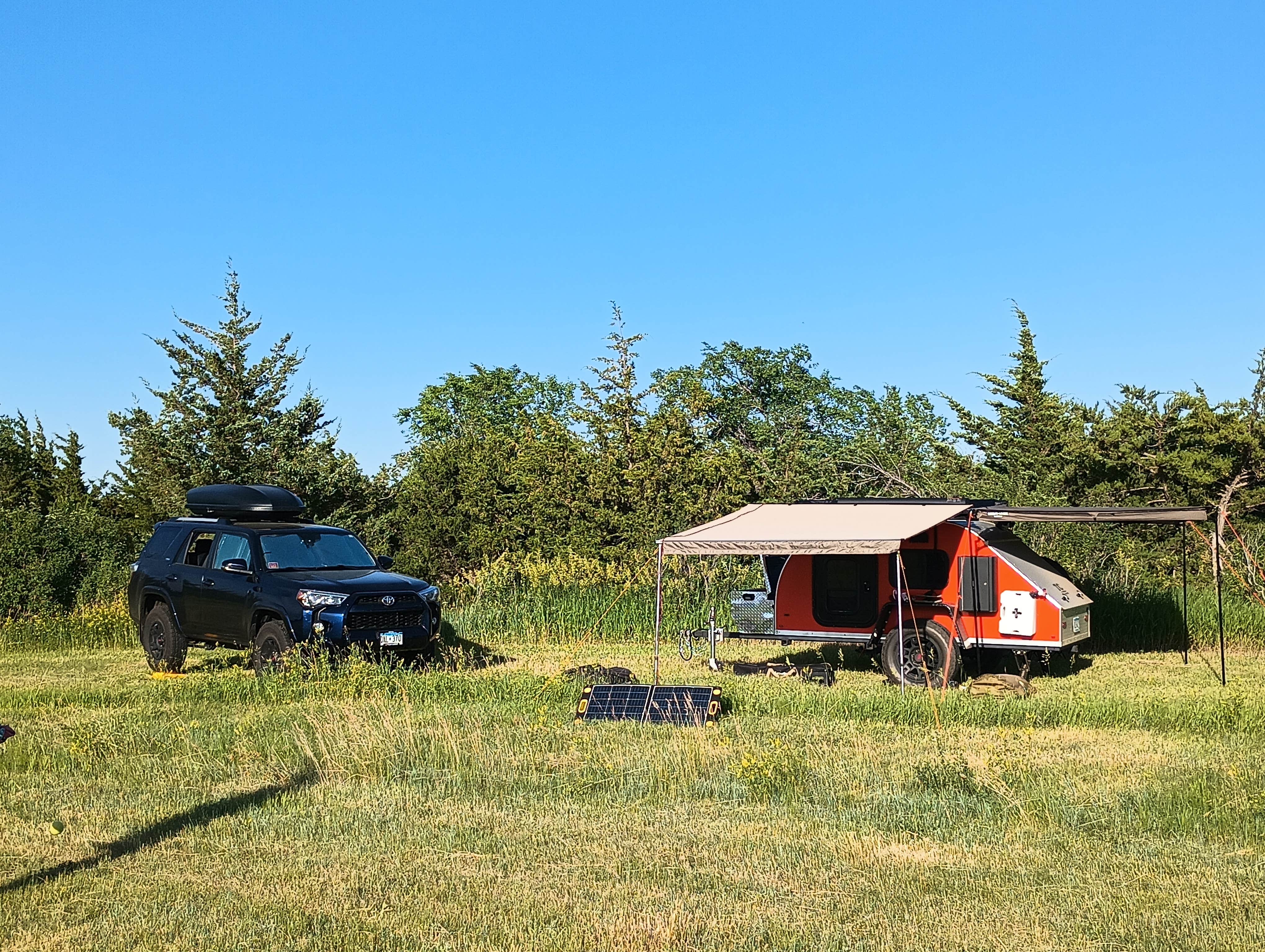 Camper-submitted photo at Richland reservoir dispersed camping near Fort Pierre, SD