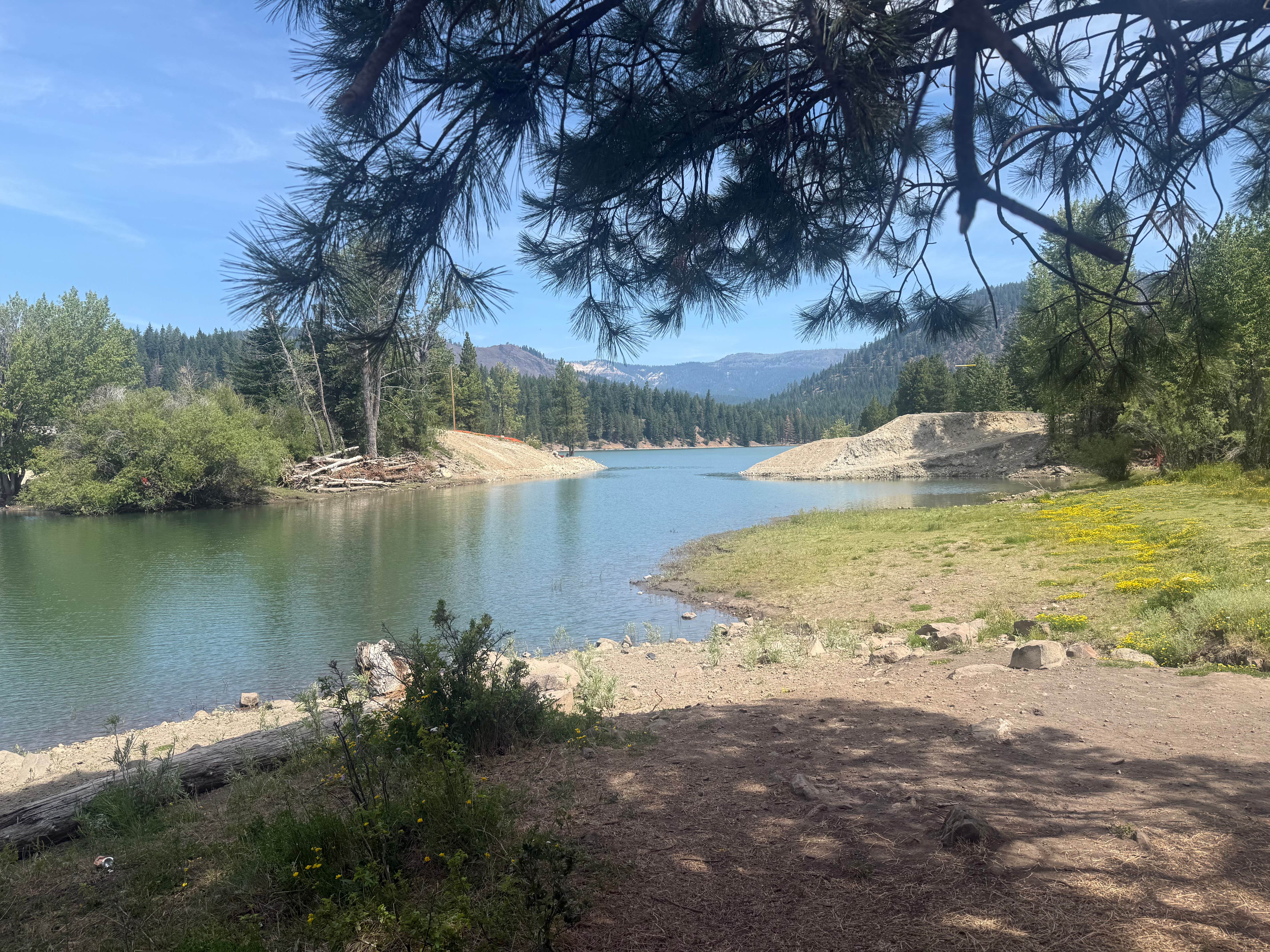 Yasir A.'s photo of a dispersed camping area at Rimrock - South Fork Bay Dispersed Camp near White Swan, WA