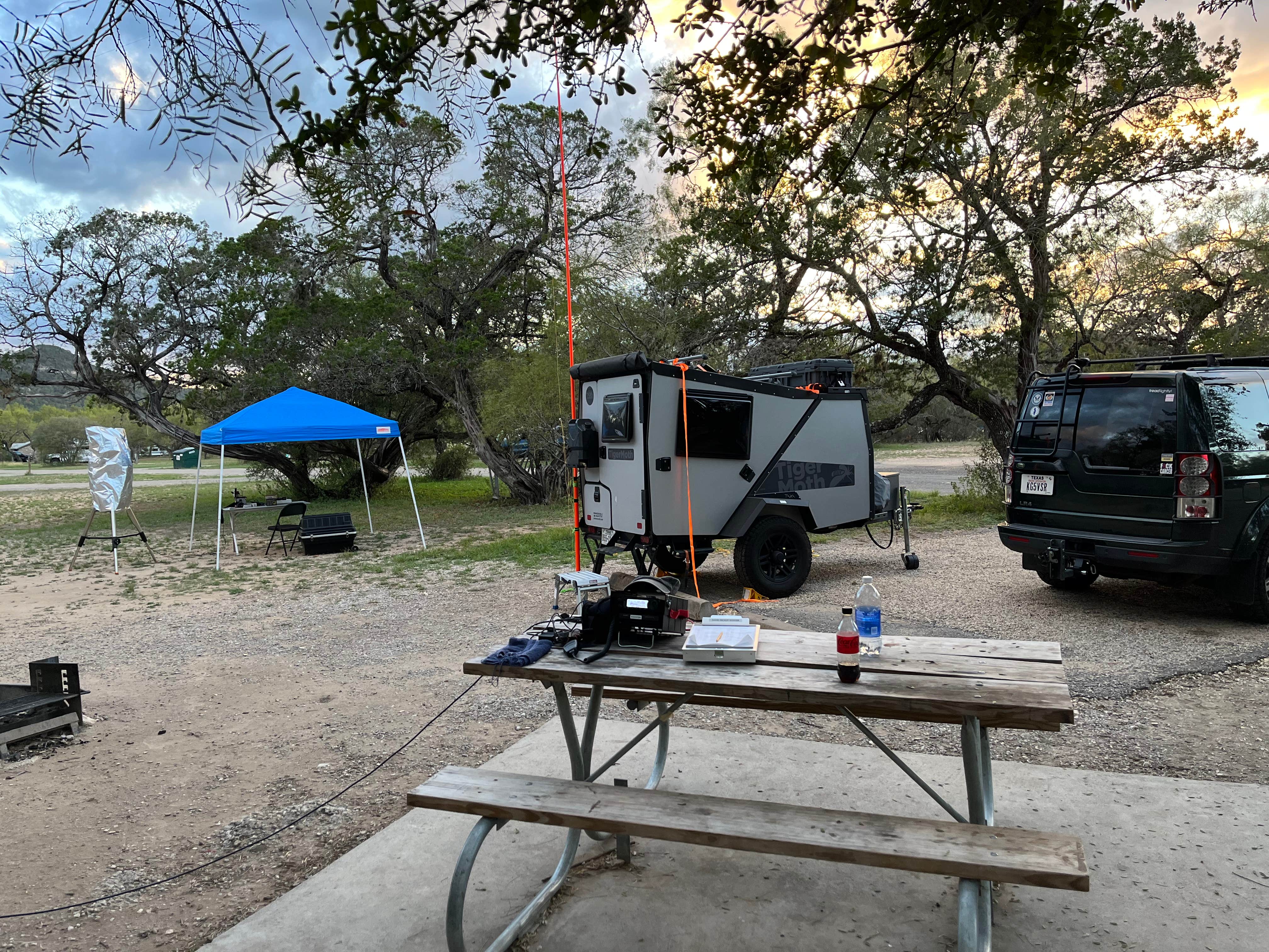 David R.'s photo of tent camping at Rio Frio — Garner State Park near Brackettville, TX