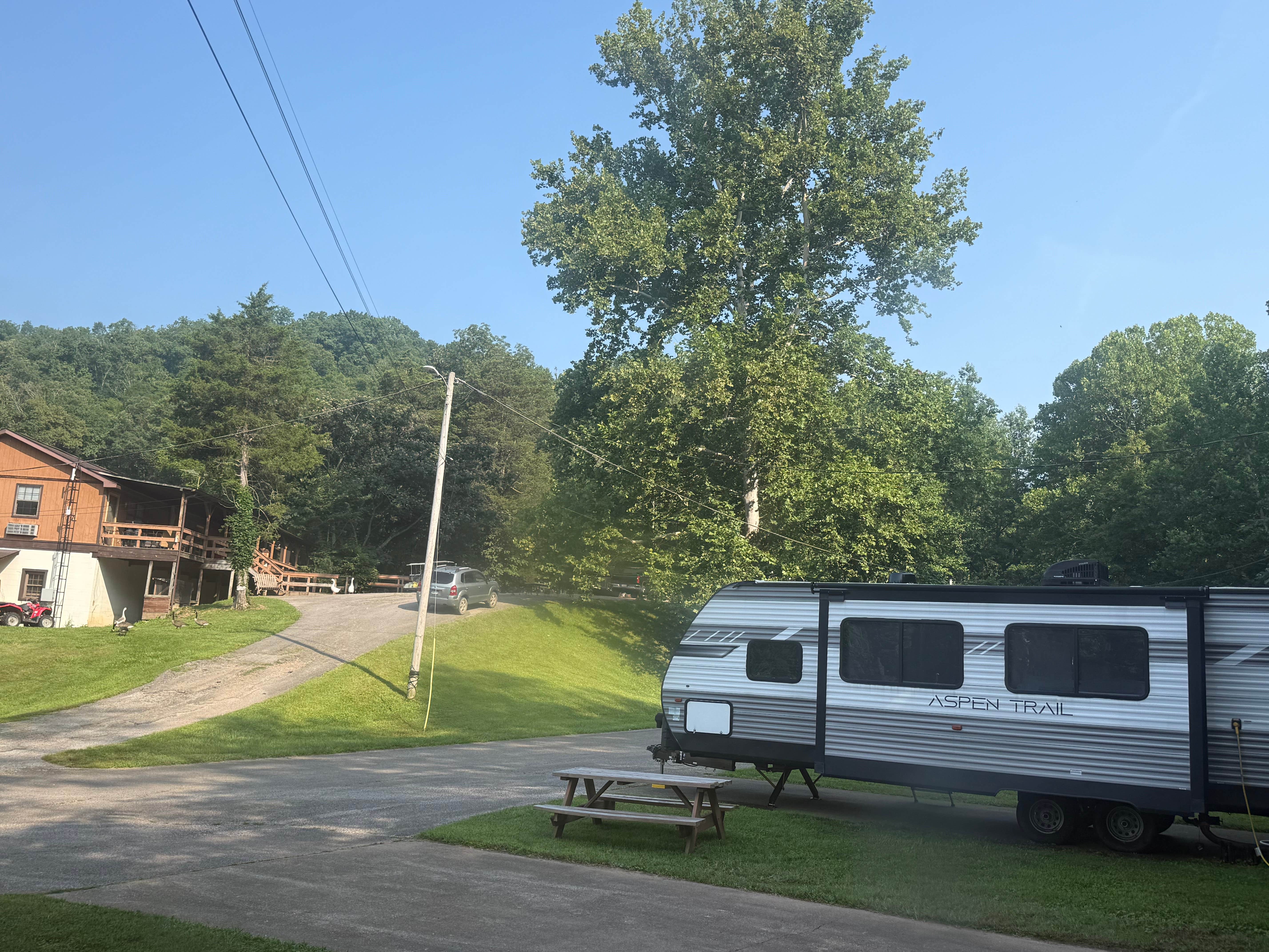 Tatiana I.'s photo of rv camping at Rippling Waters Church of God Campgrounds near Nitro, WV
