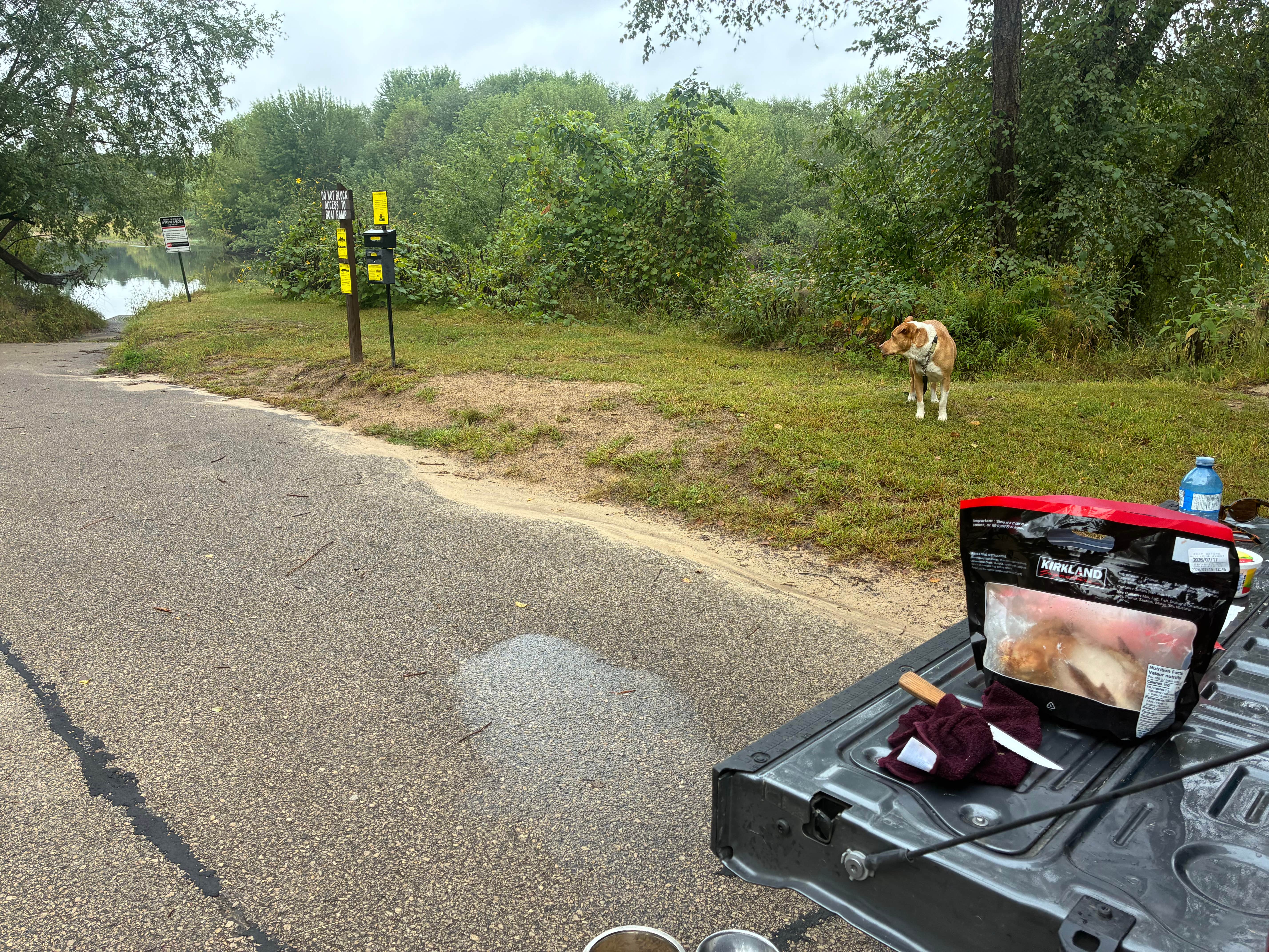Camper-submitted photo at river access with camping and park near Bangor, WI