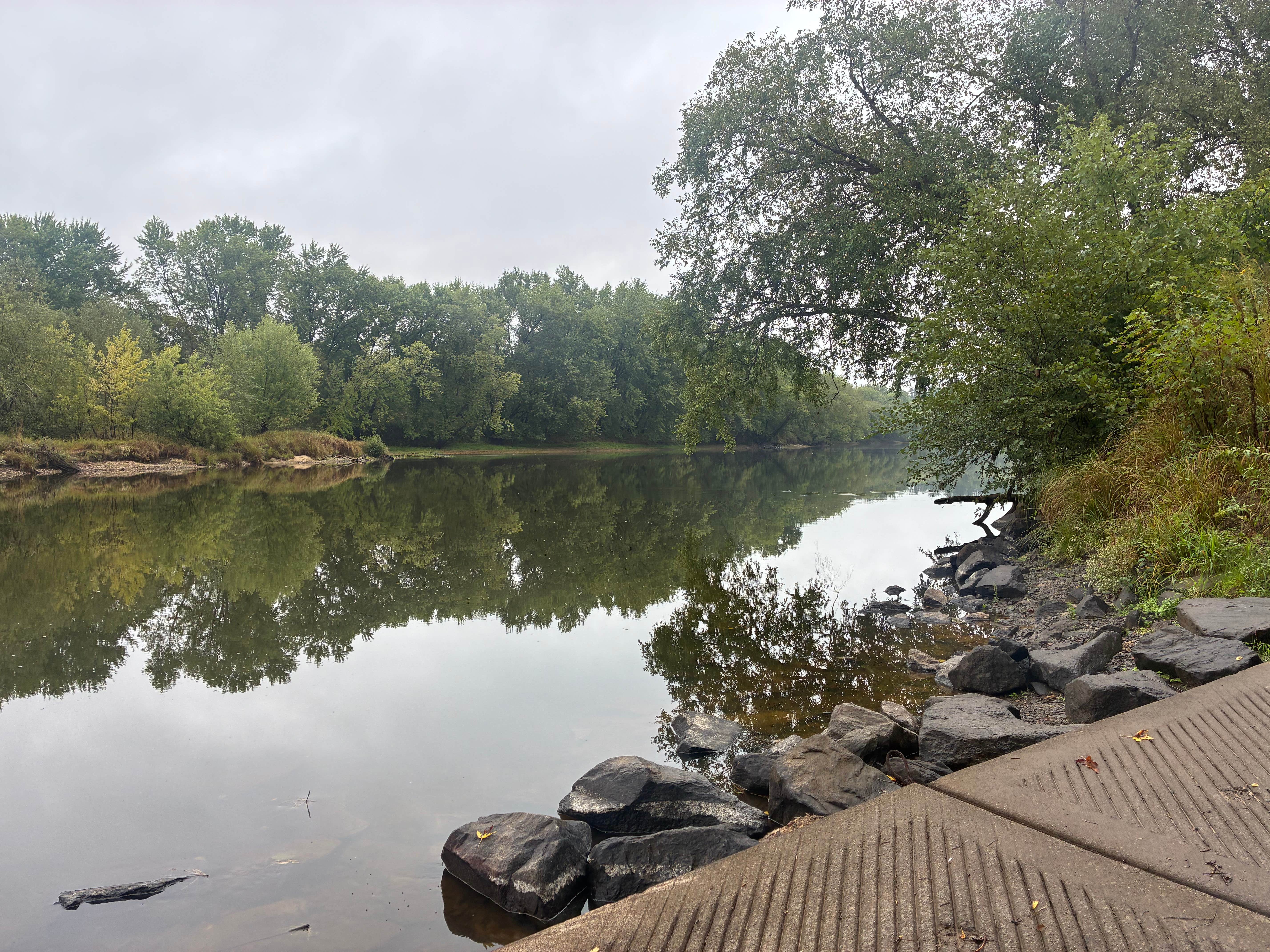 Camper-submitted photo at river access with camping and park near Bangor, WI