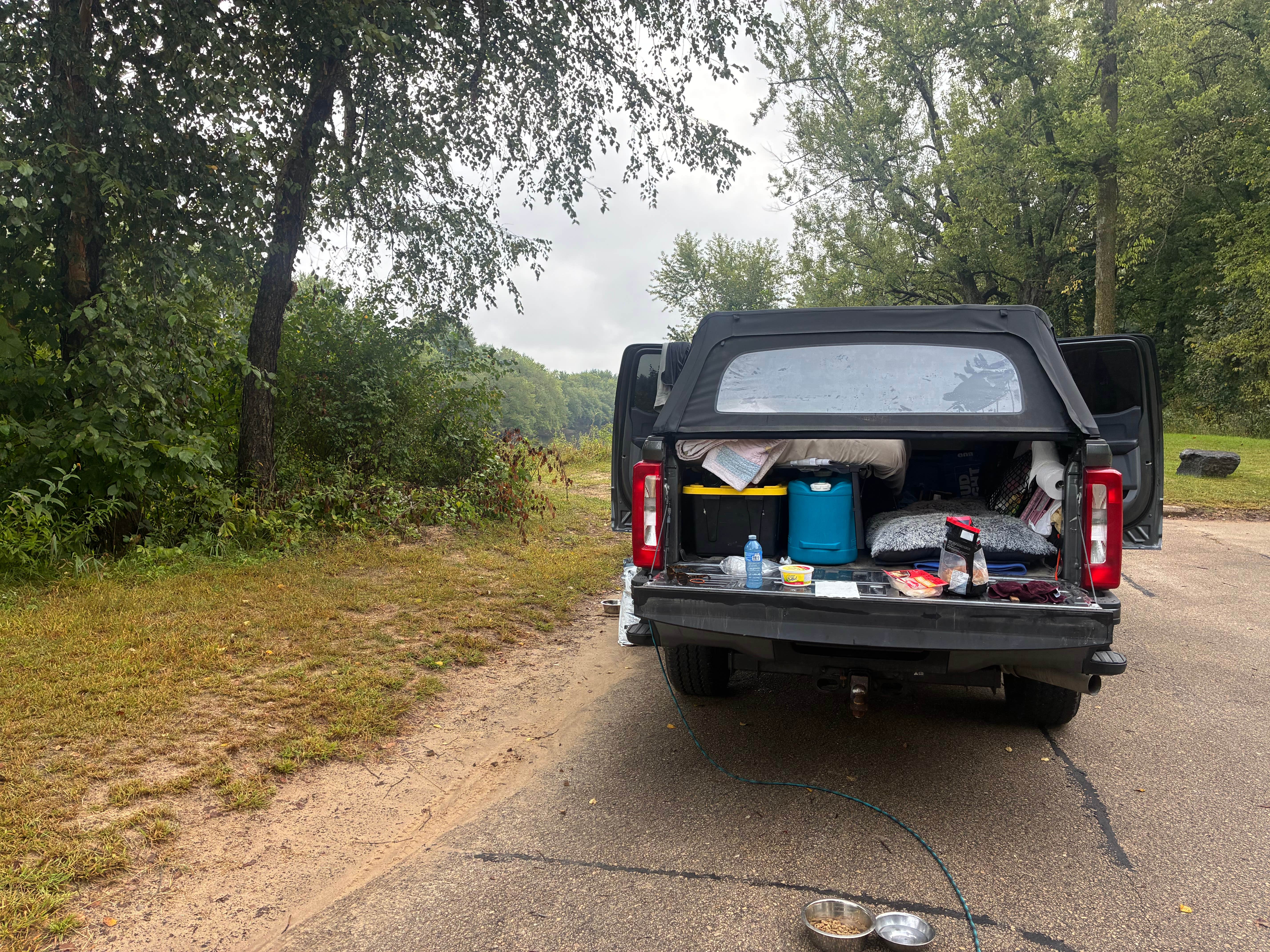 Camper-submitted photo at river access with camping and park near Bangor, WI