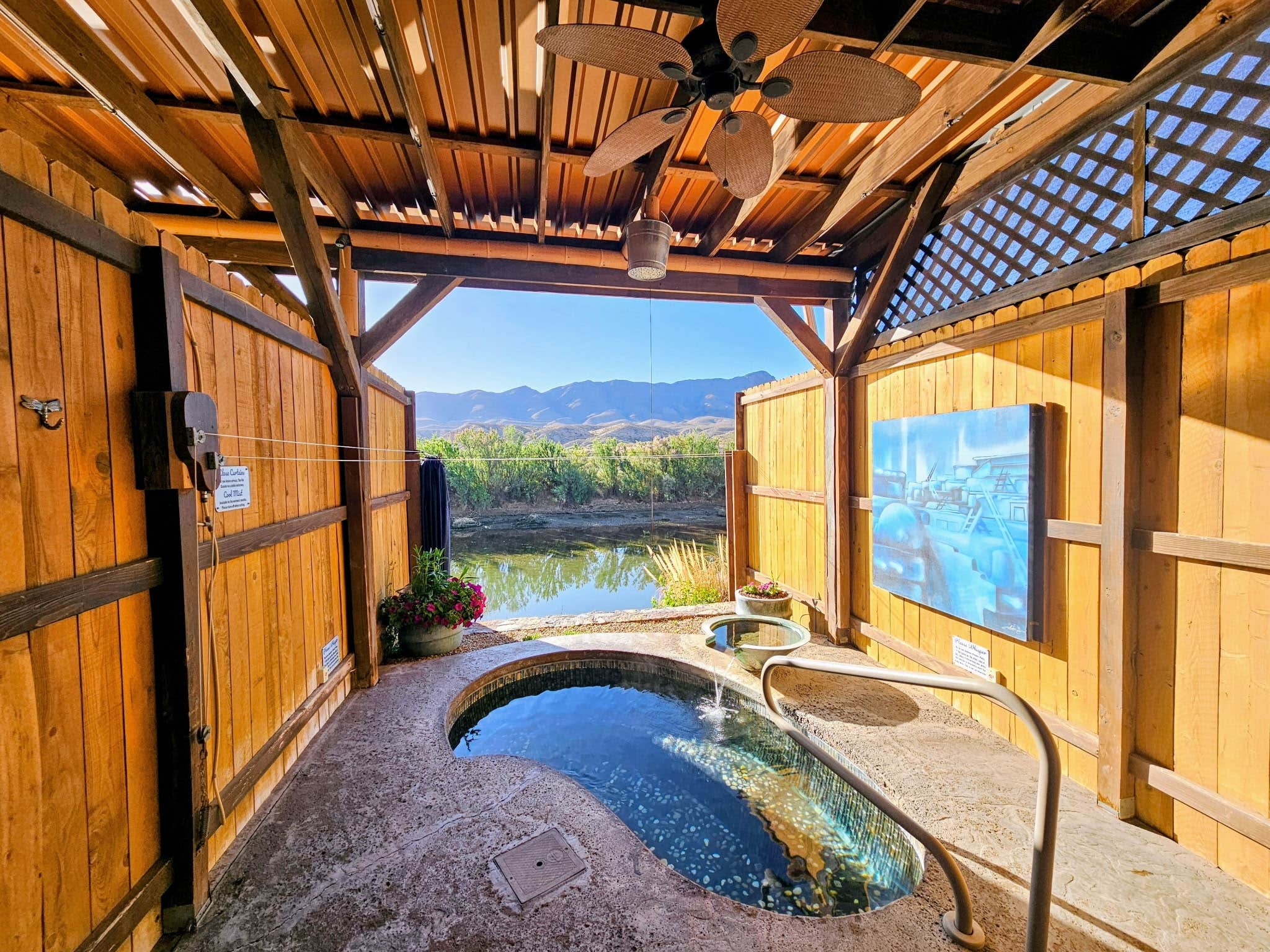 Camper-submitted photo at Riverbend Hot Springs near Caballo, NM