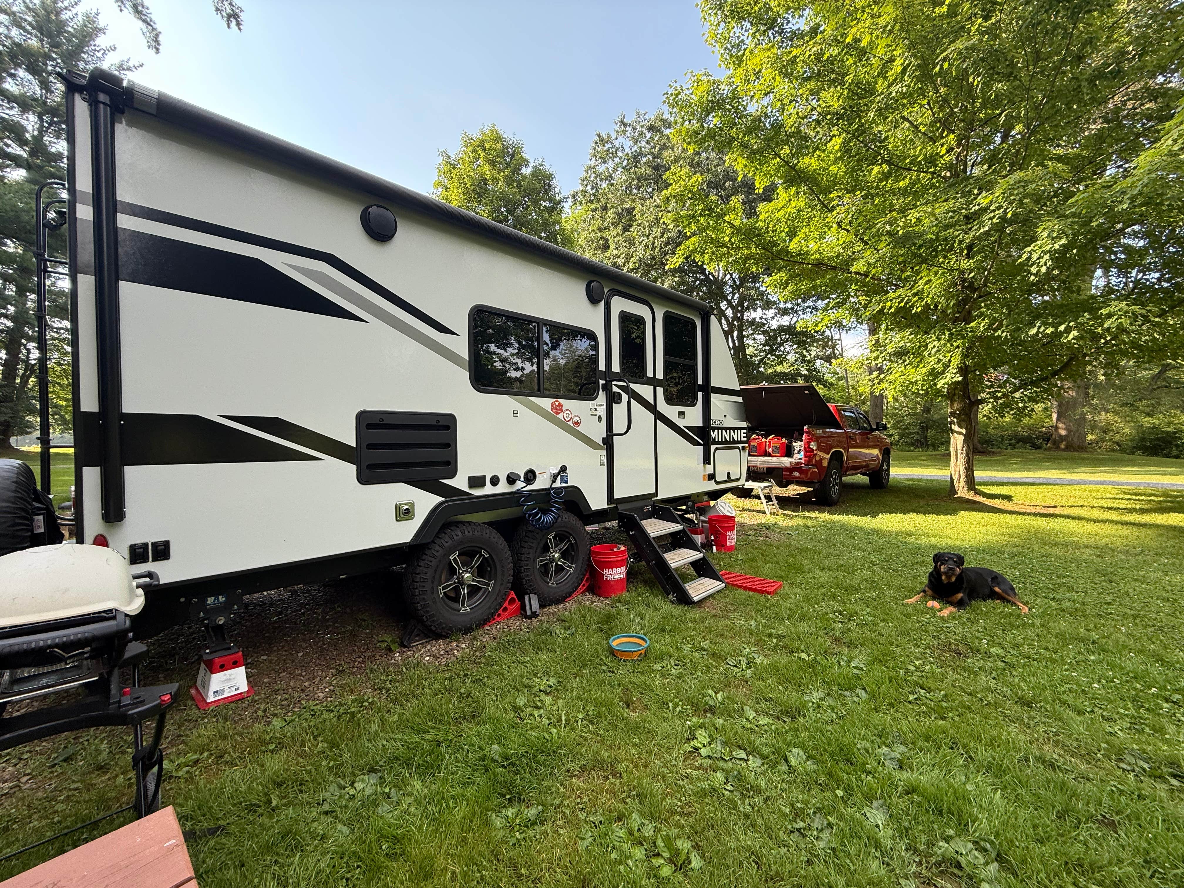 Ryan M.'s photo of camping with pets at Riverhurst Park Campground near Austin, PA