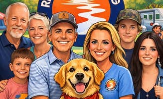 Brandi E.'s photo of camping with pets at Rivers Crossing RV Resort near Fanning Springs, FL