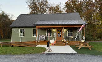 Sarah C.'s photo of glamping accommodations at Rivers Edge Campground near Front Royal, VA
