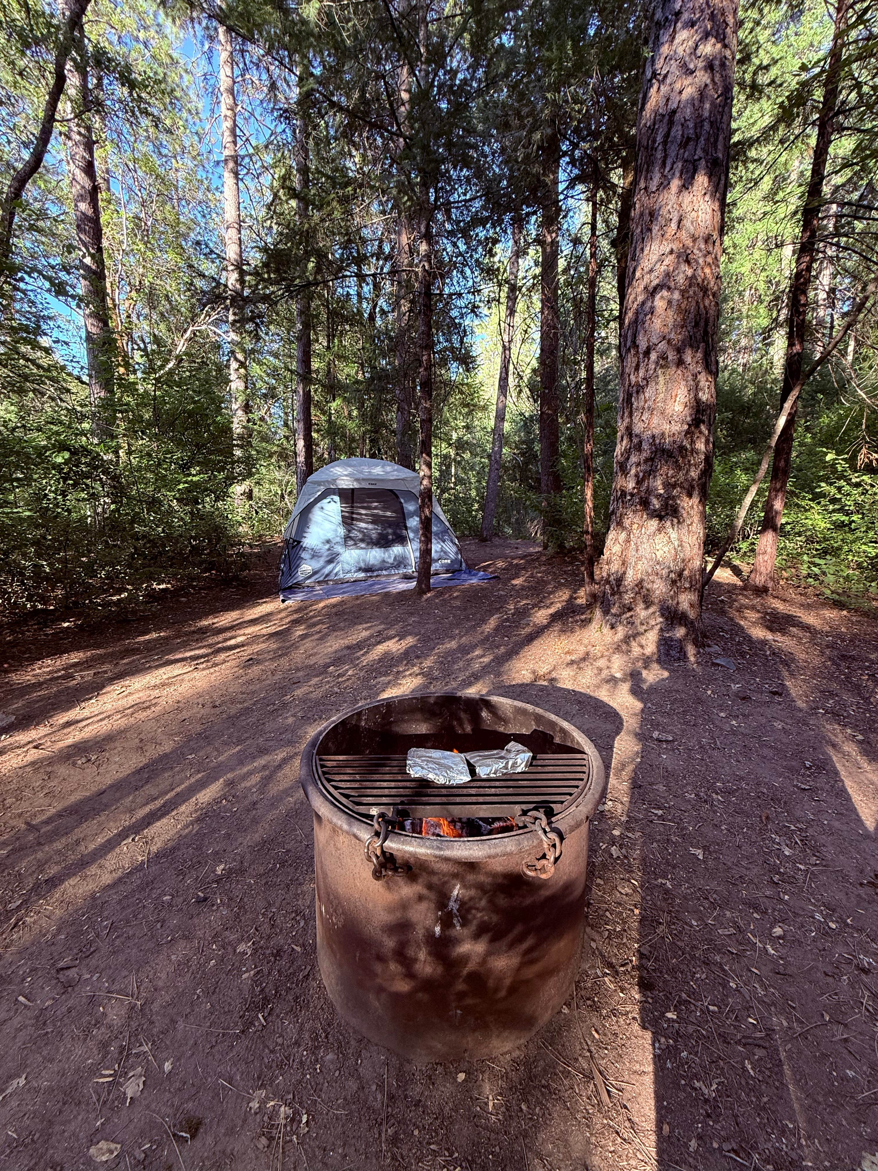 Camper-submitted photo at Riverside Campground — Castle Crags State Park near Tracy, CA