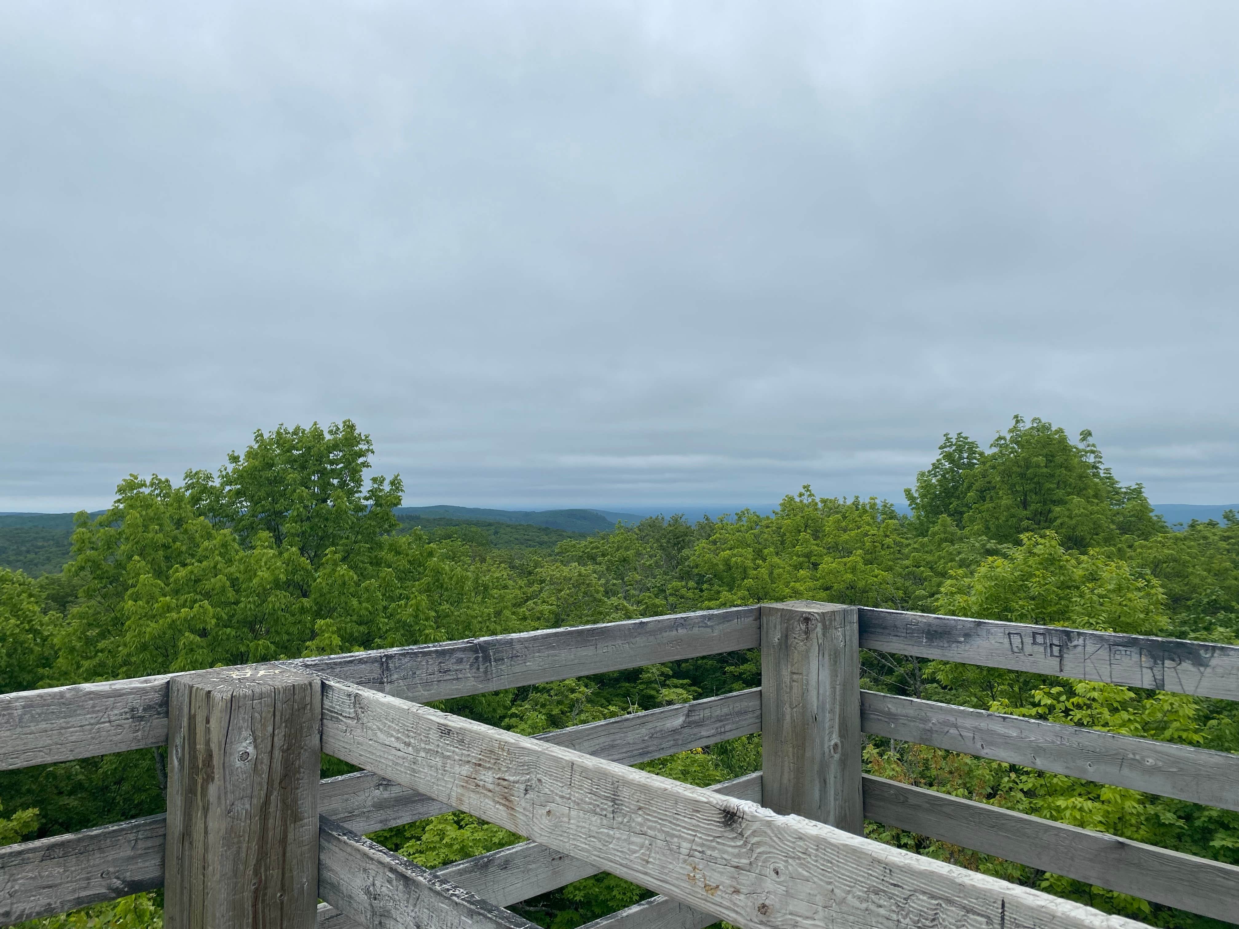 Camper submitted image from White Pine Rustic Outpost Camp — Porcupine Mountains Wilderness State Park - 1
